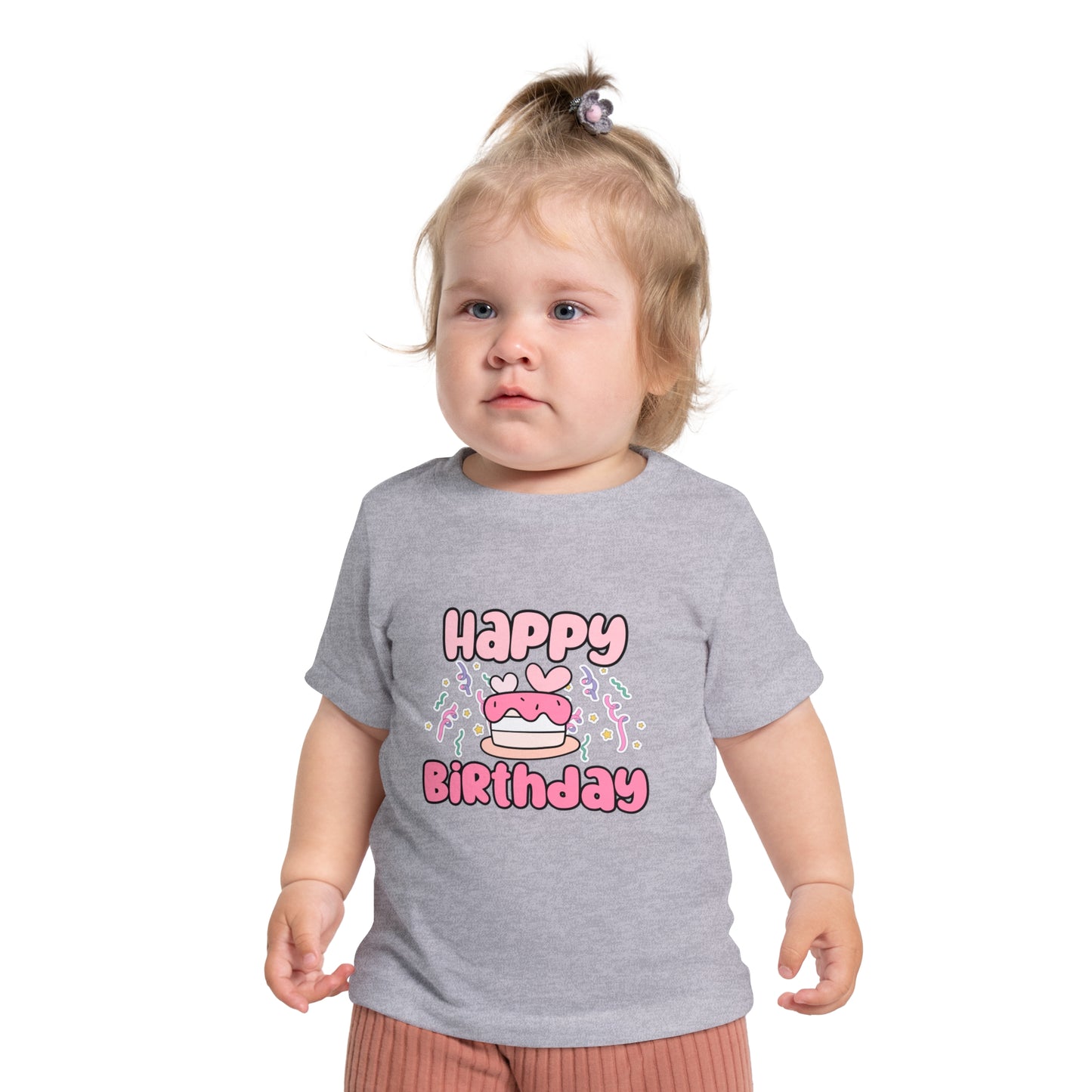 Happy Birthday Baby T-Shirt – Cute Short Sleeve Tee for Little Ones