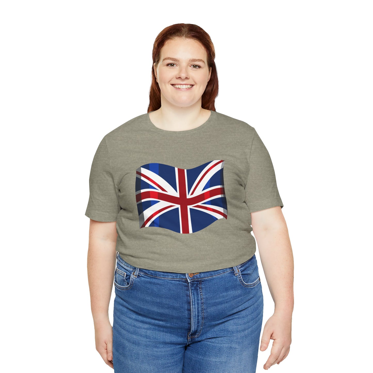 Unisex Jersey Short Sleeve Tee - Classic UK Flag Design - Union Jack Symbol
