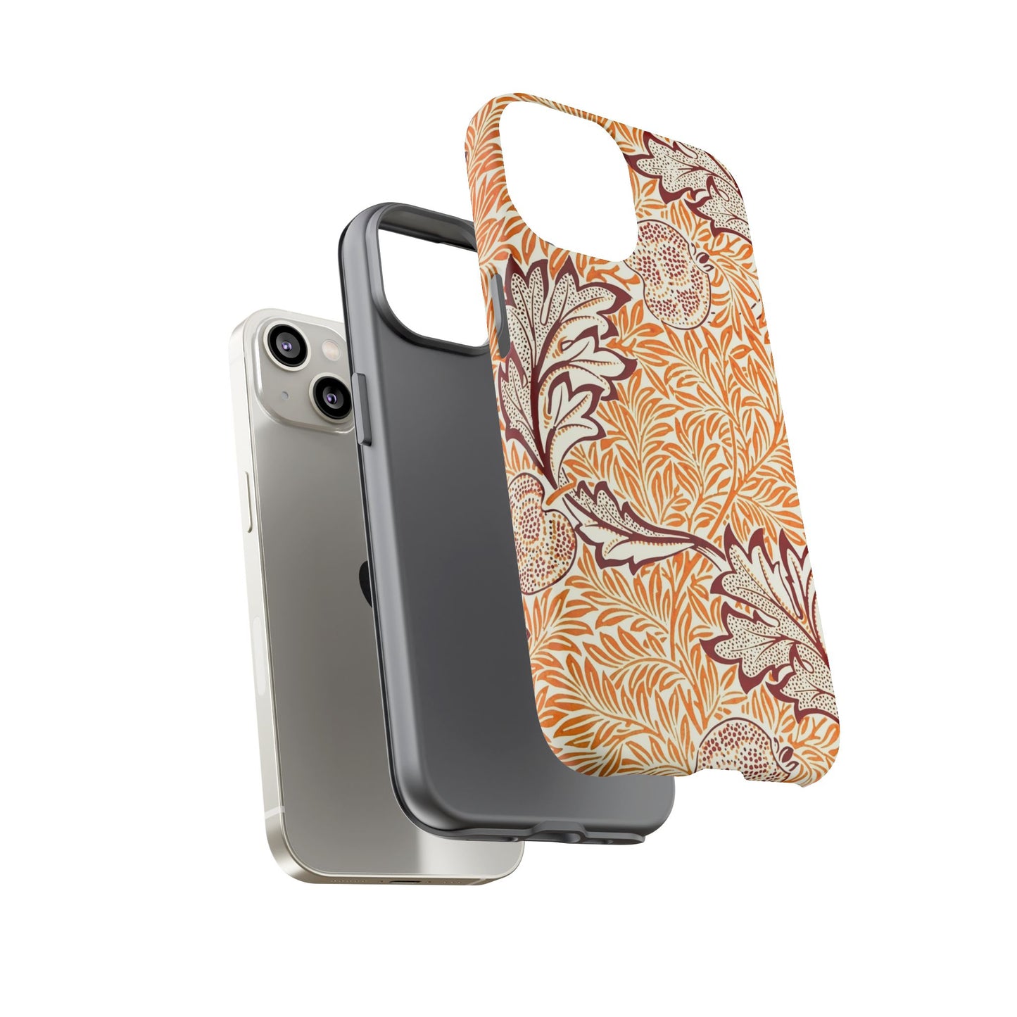 Stylish Phone Case, Tough Cases with Floral Design, Protective Cover, Gift for Her, Cute Phone Accessory
