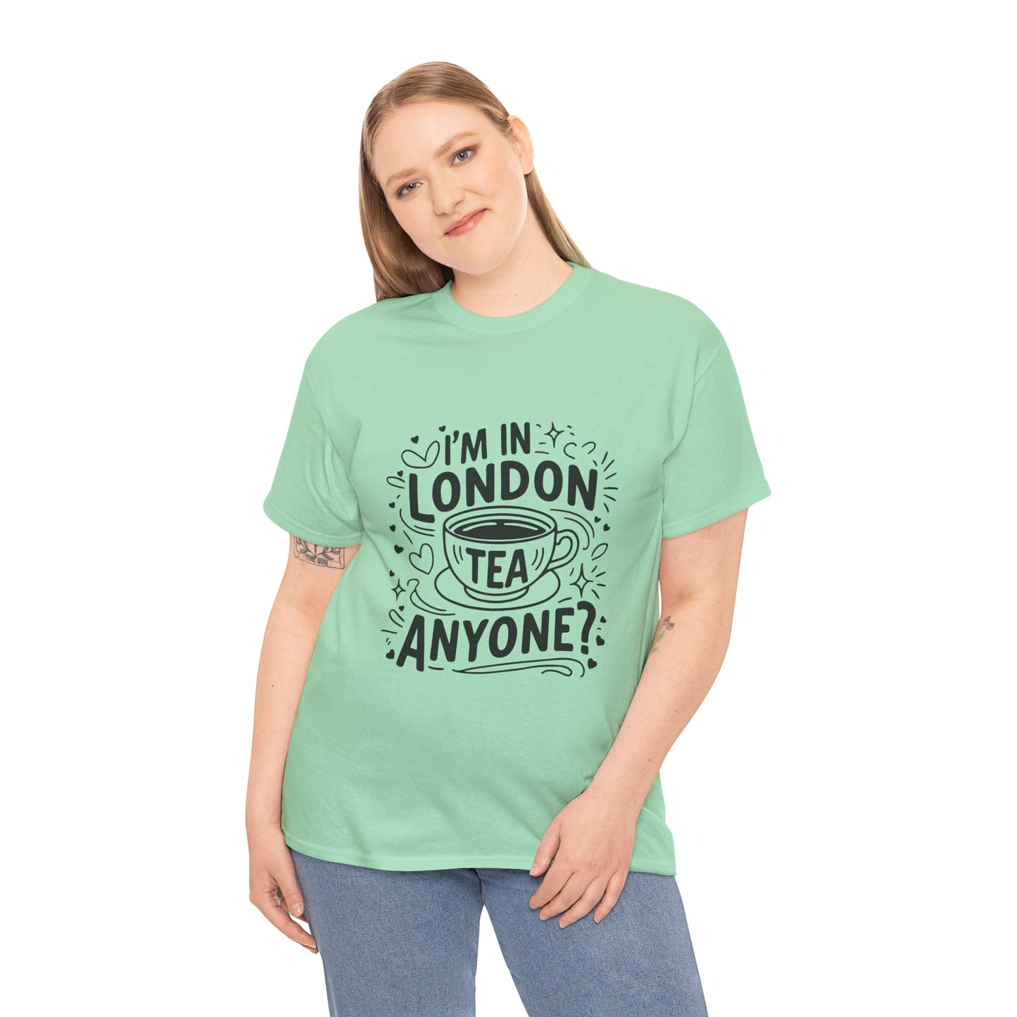 Unisex Heavy Cotton Tee - London's Relaxing Tea