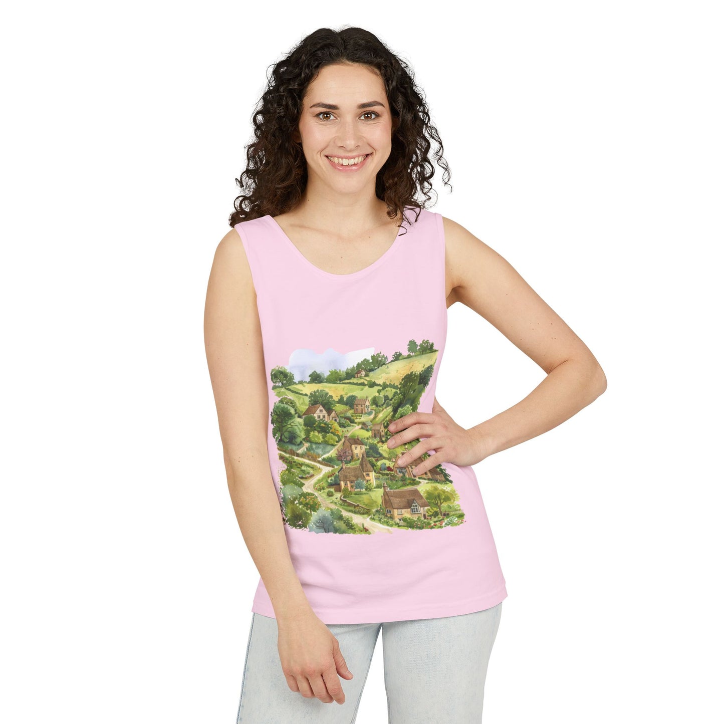 Unisex Garment-Dyed Tank Top - Street London Aesthetics