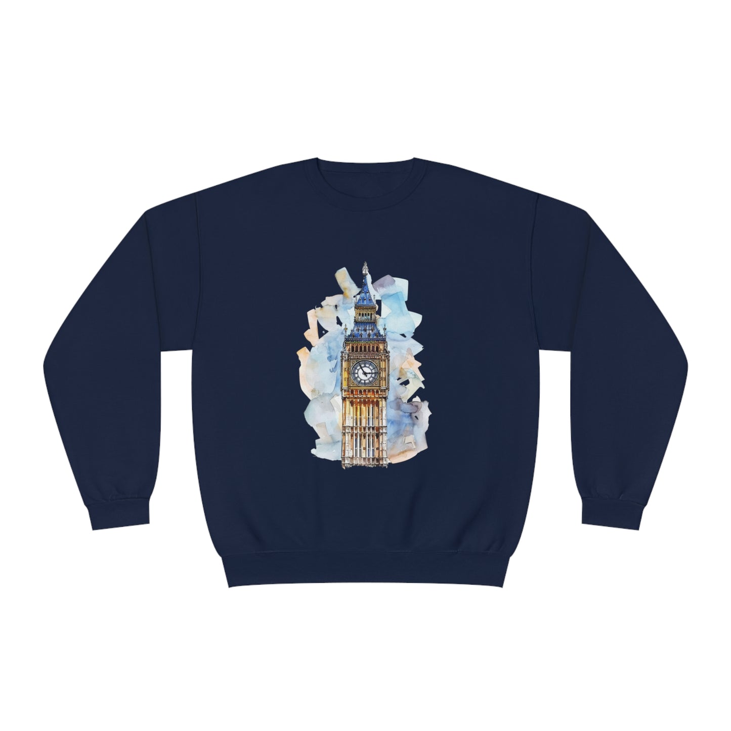 Unisex NuBlend® Crewneck Sweatshirt - Iconic Big Ben Clock Tower