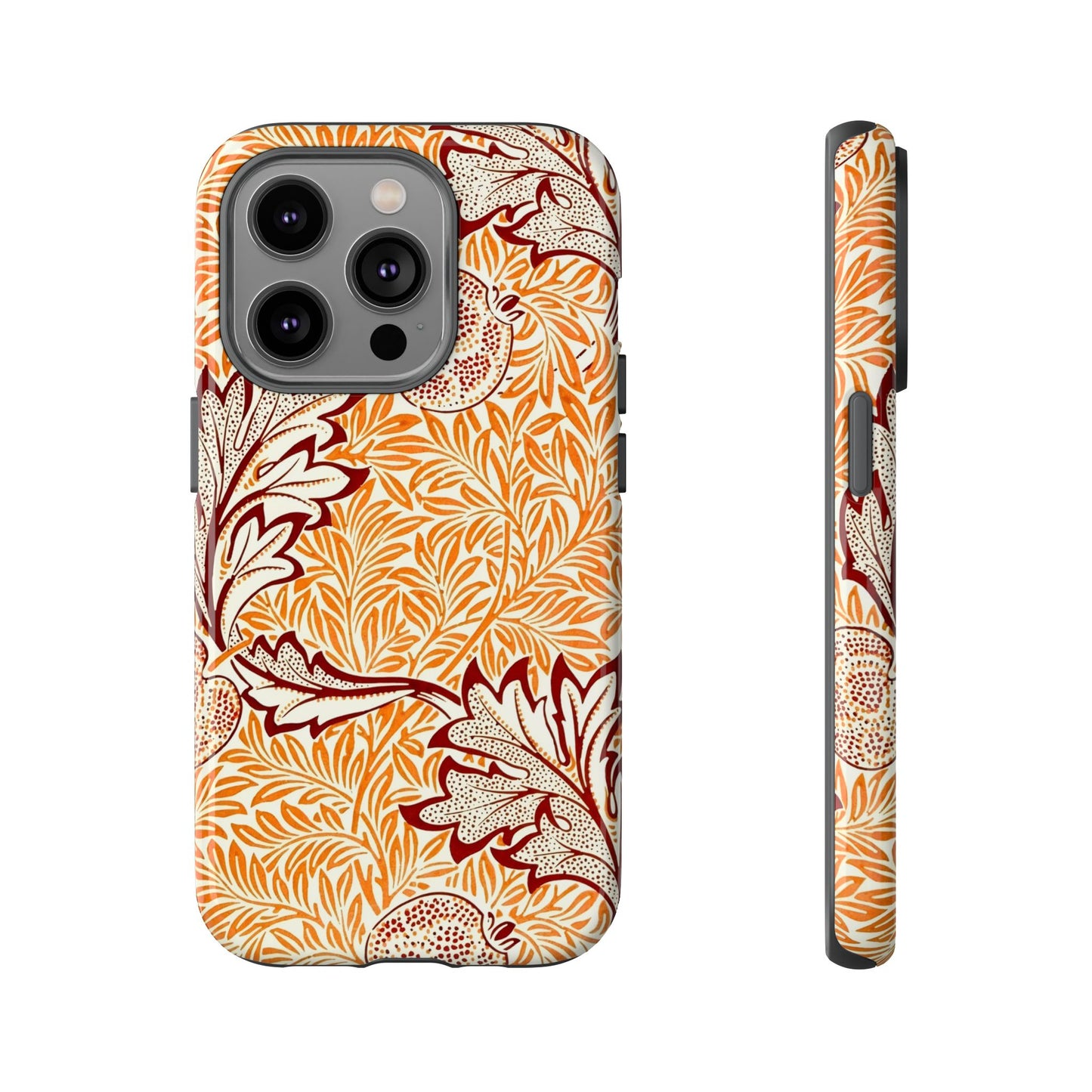 Stylish Phone Case, Tough Cases with Floral Design, Protective Cover, Gift for Her, Cute Phone Accessory
