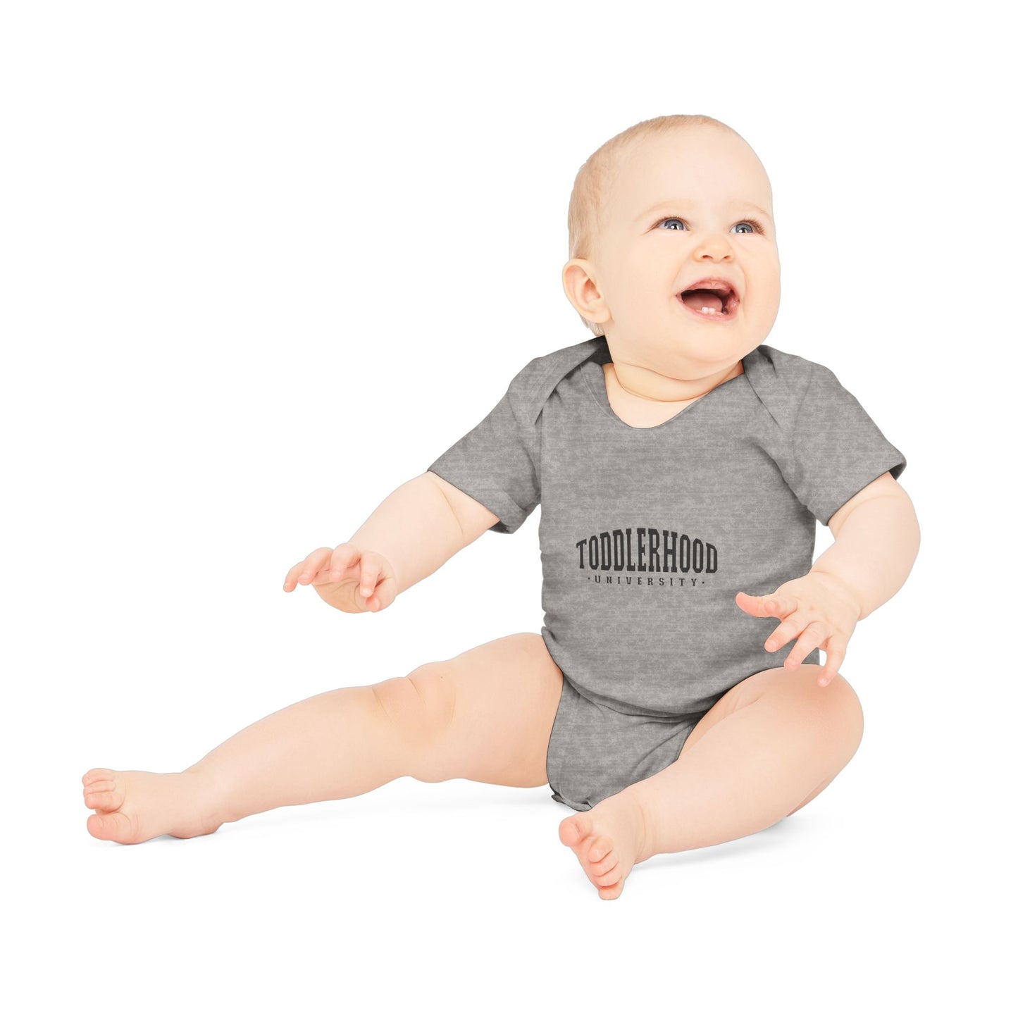 Toddlerhood University Organic Baby Bodysuit - Cute & Comfy Newborn Outfit