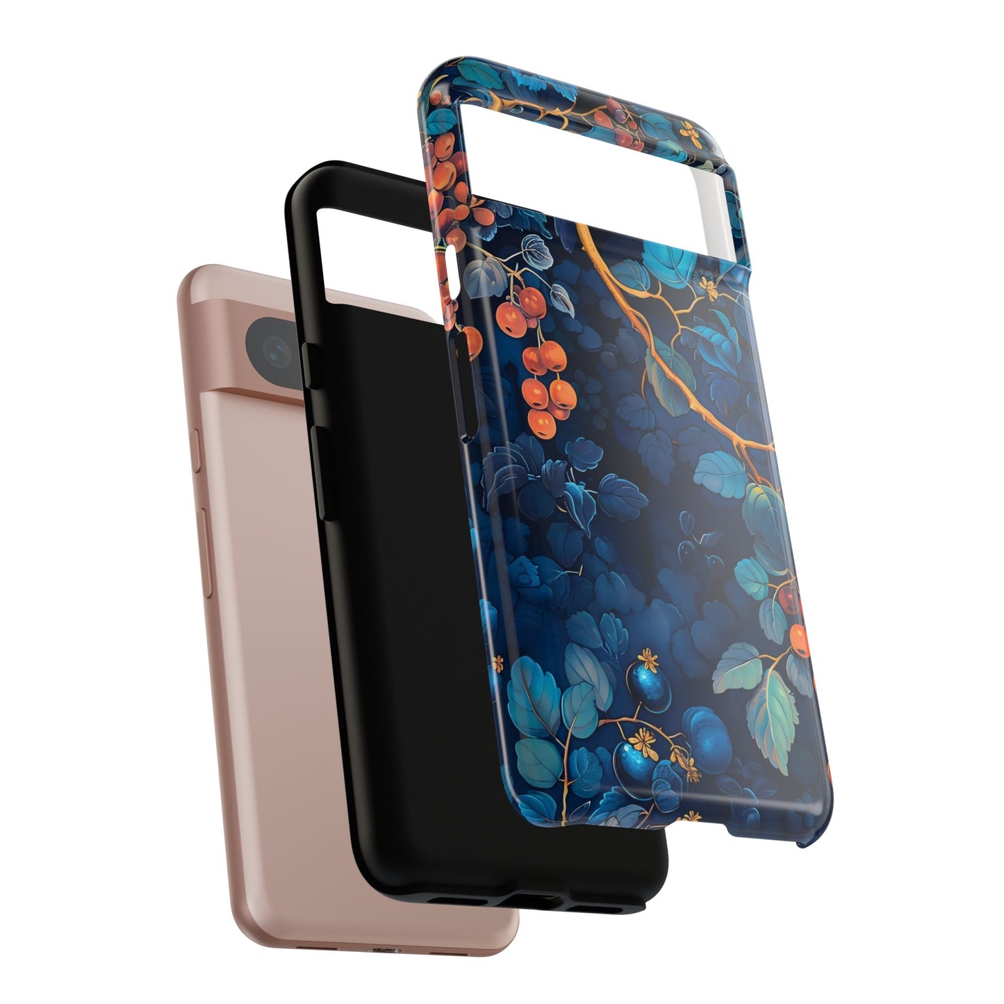 Artistic Phone Case with Floral Design, Tough Cases for iPhone, Nature-Inspired Accessory, Unique Gift for Her, Protective Cover