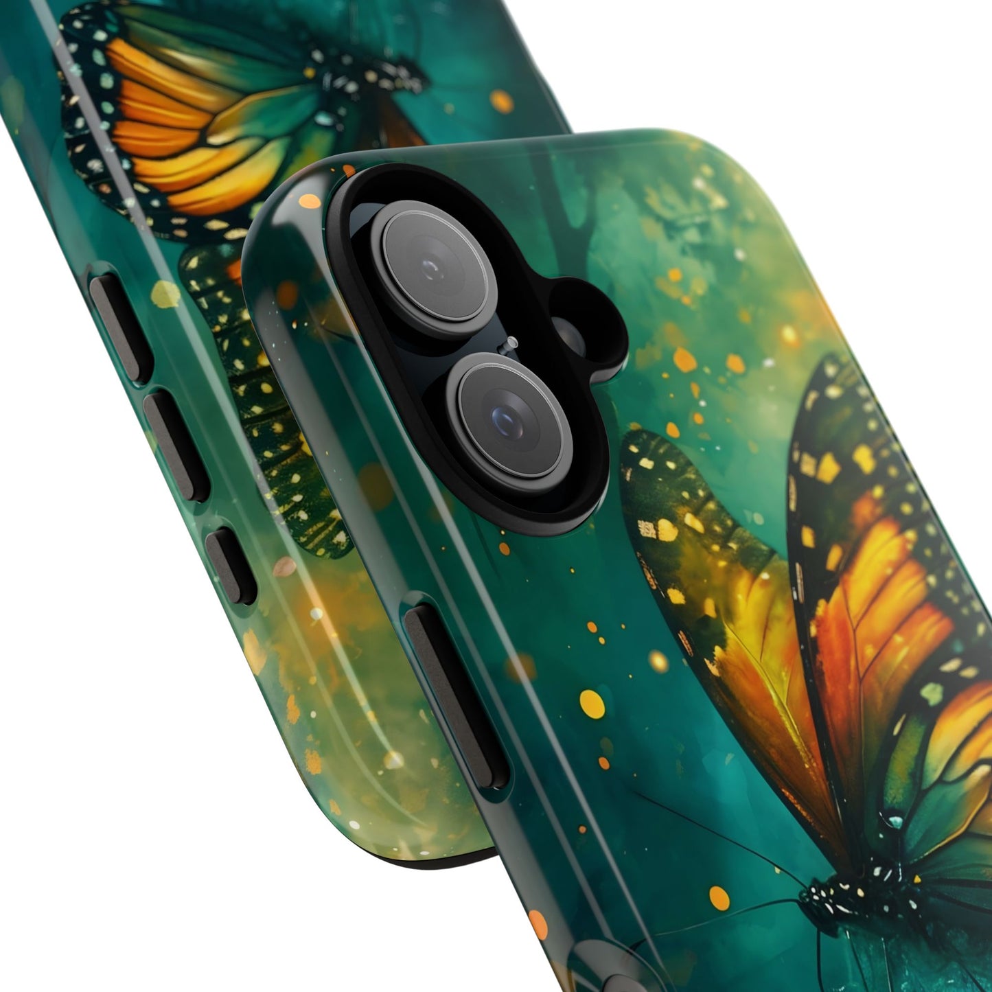 Colorful Butterfly Phone Case, Tough Cases for iPhone and Samsung, Cute Tech Accessories, Nature Lovers Gift, Vibrant Floral Design