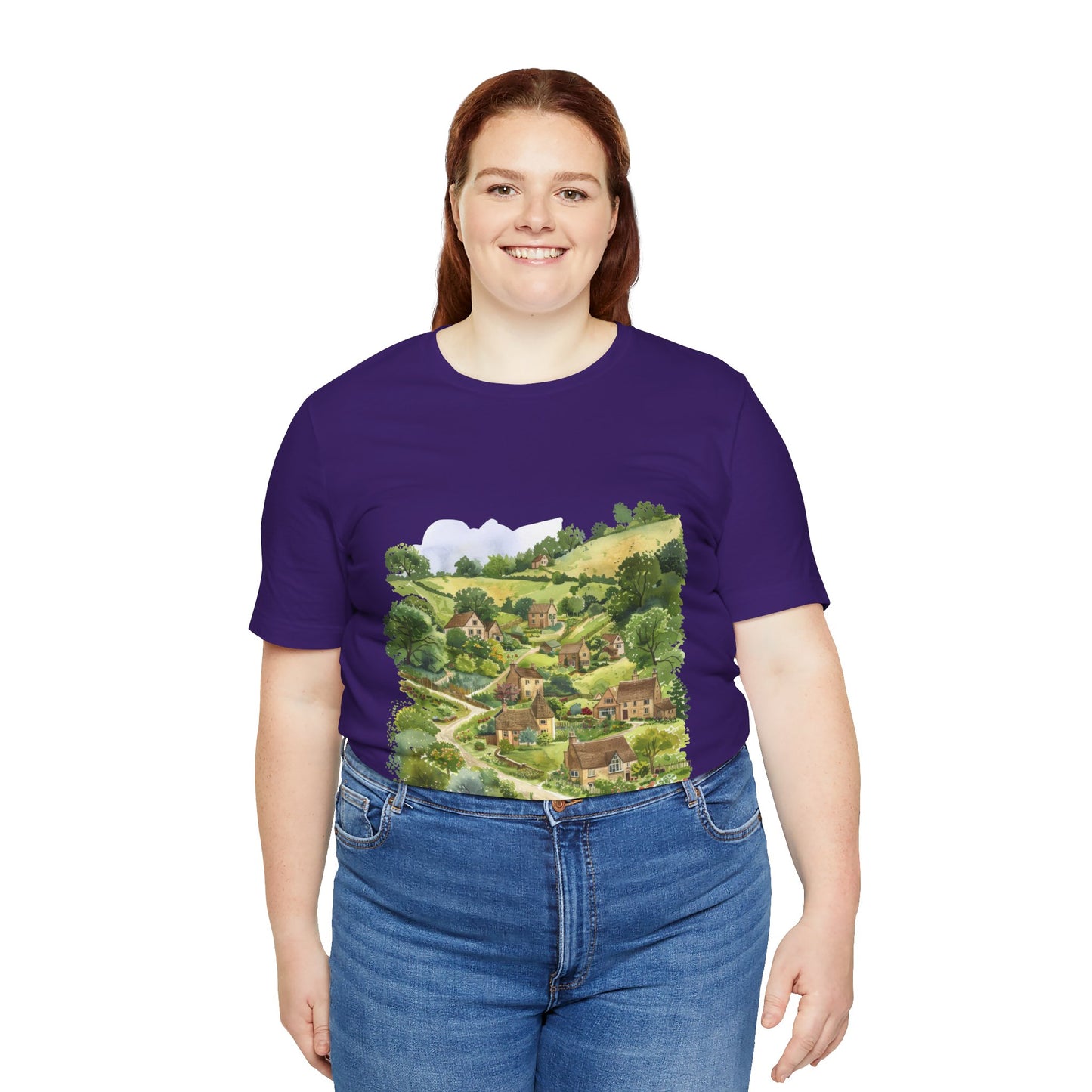 Unisex Jersey Short Sleeve Tee - Enchanting Landscapes of Britain
