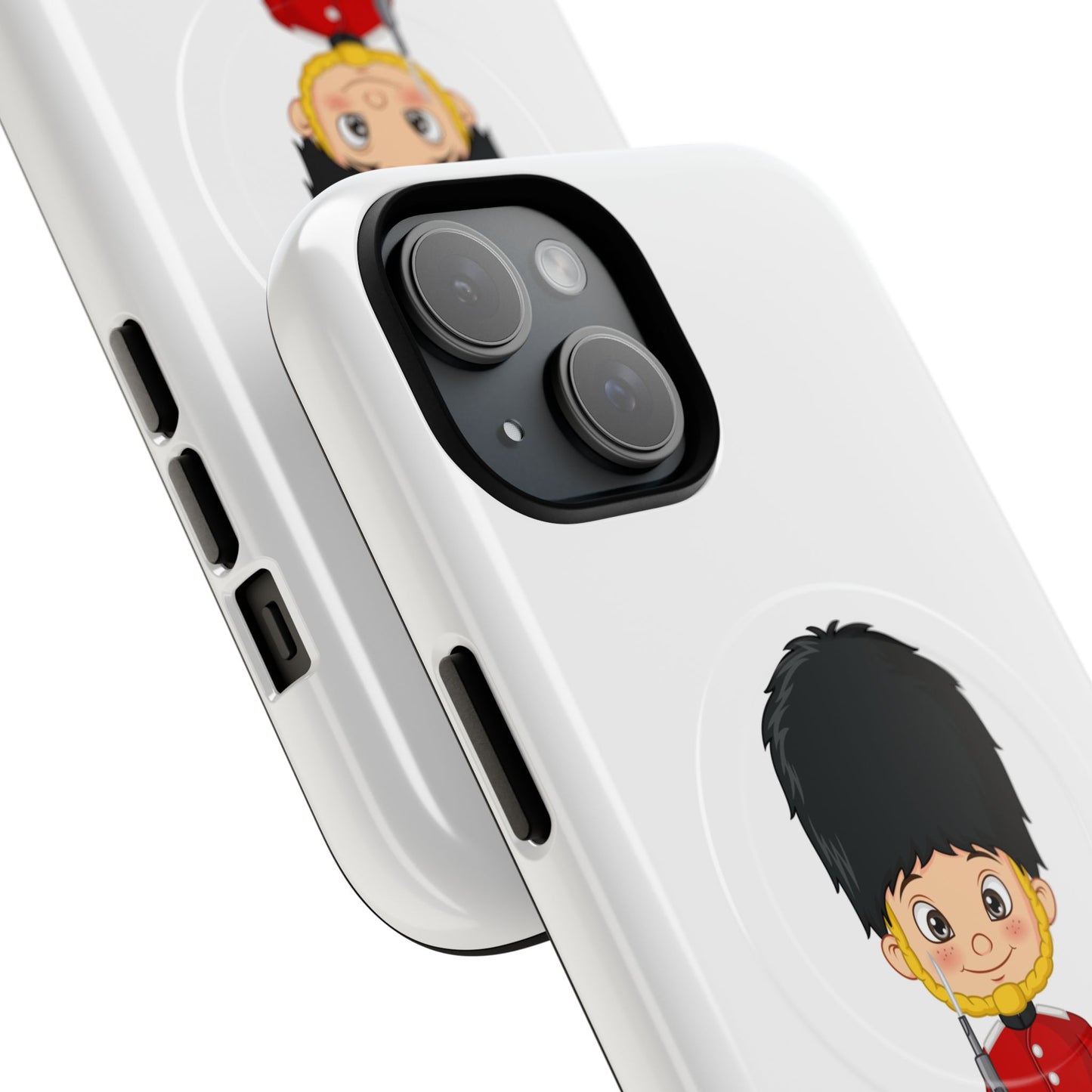 Cute Royal Guard Magnetic Phone Case, Kid's Phone Cover, Tough Magnetic Cases, Unique Gift for Kids, Birthday Gift Ideas