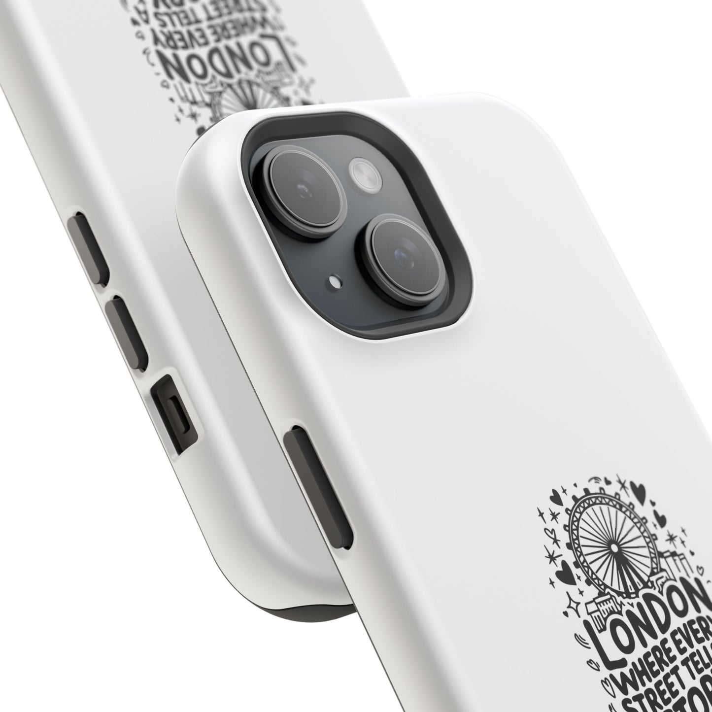 London Story Magnetic Tough Case - Unique Design for Travel Lovers