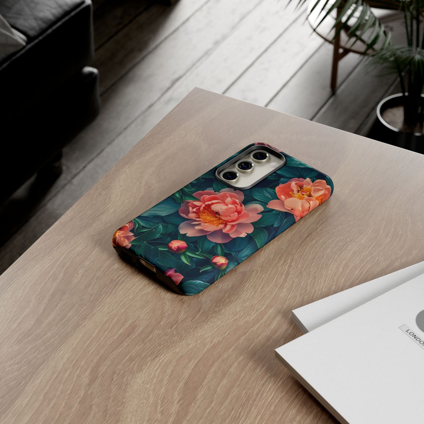 Floral Phone Case - Tough Cases, Flower Design, Botanical Art, Phone Accessory, Gift for Her, Nature Lovers