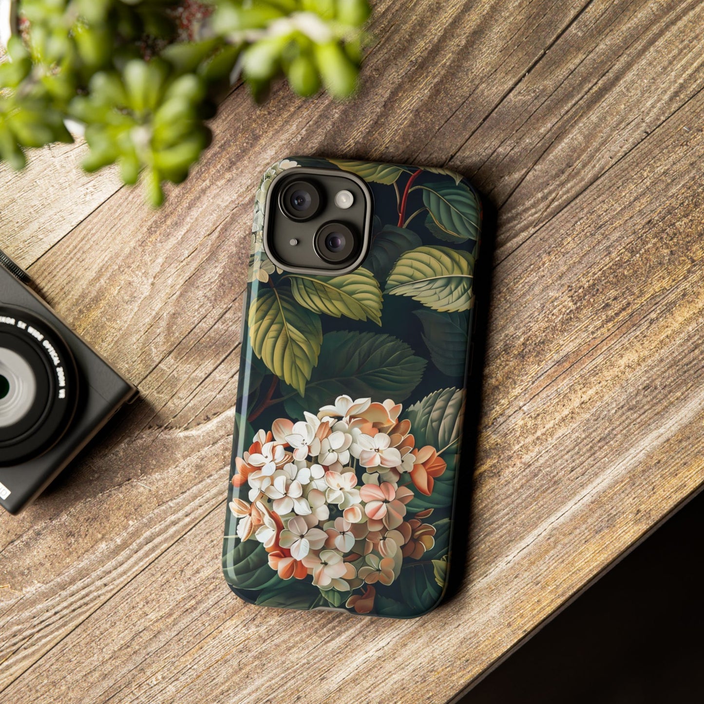 Floral Phone Case - Tough Cases, Nature Lover Gift, Floral Design, Botanical Phone Cover, Stylish Cellphone Accessory, Mother's Day Gift