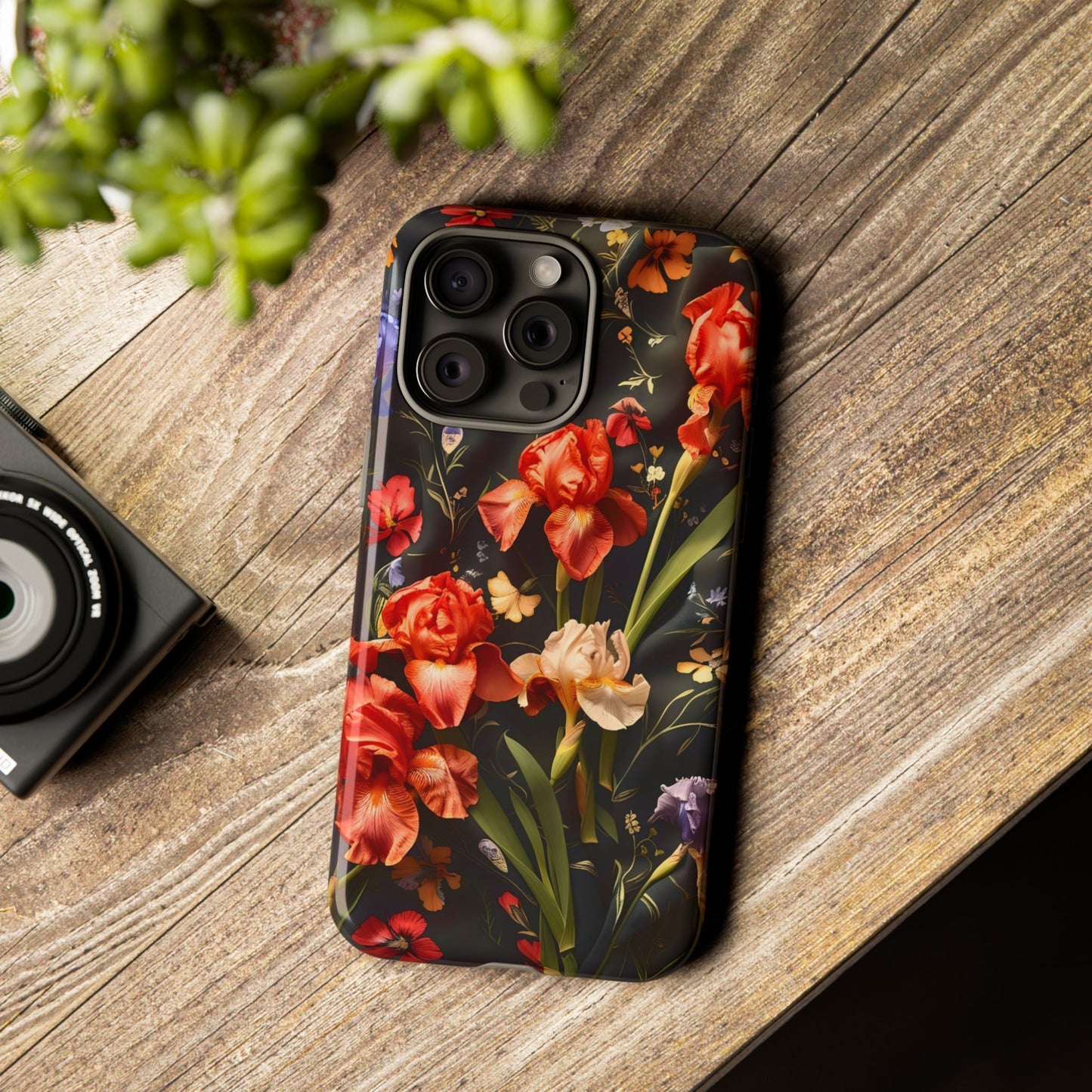 Floral Tough Case for Phone, Durable Protective Phone Cover, Gift for Flower Lovers, Phone Accessories, Spring Vibes