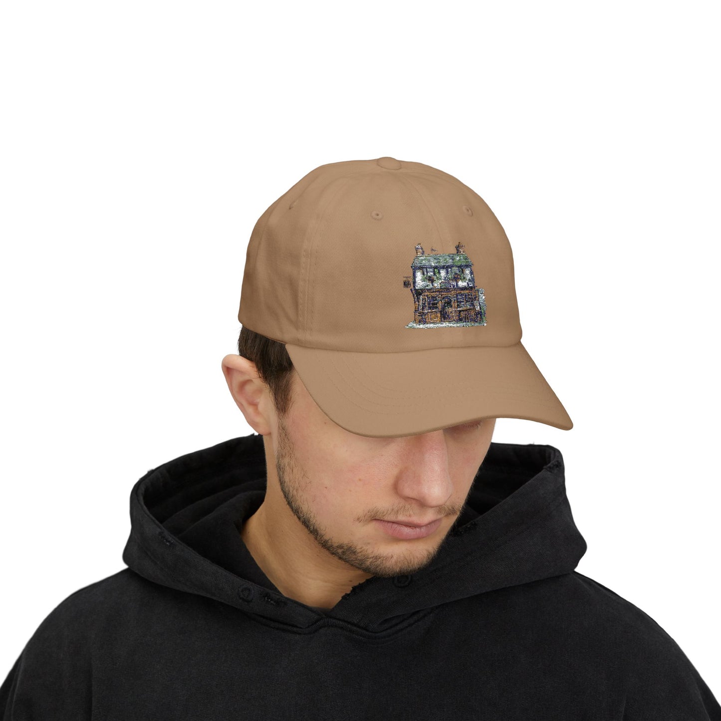 Classic Dad Cap with Charming Cottage Design | Perfect for Fathers Day, Casual Outings, Sun Protection, Everyday Wear, Gift Idea