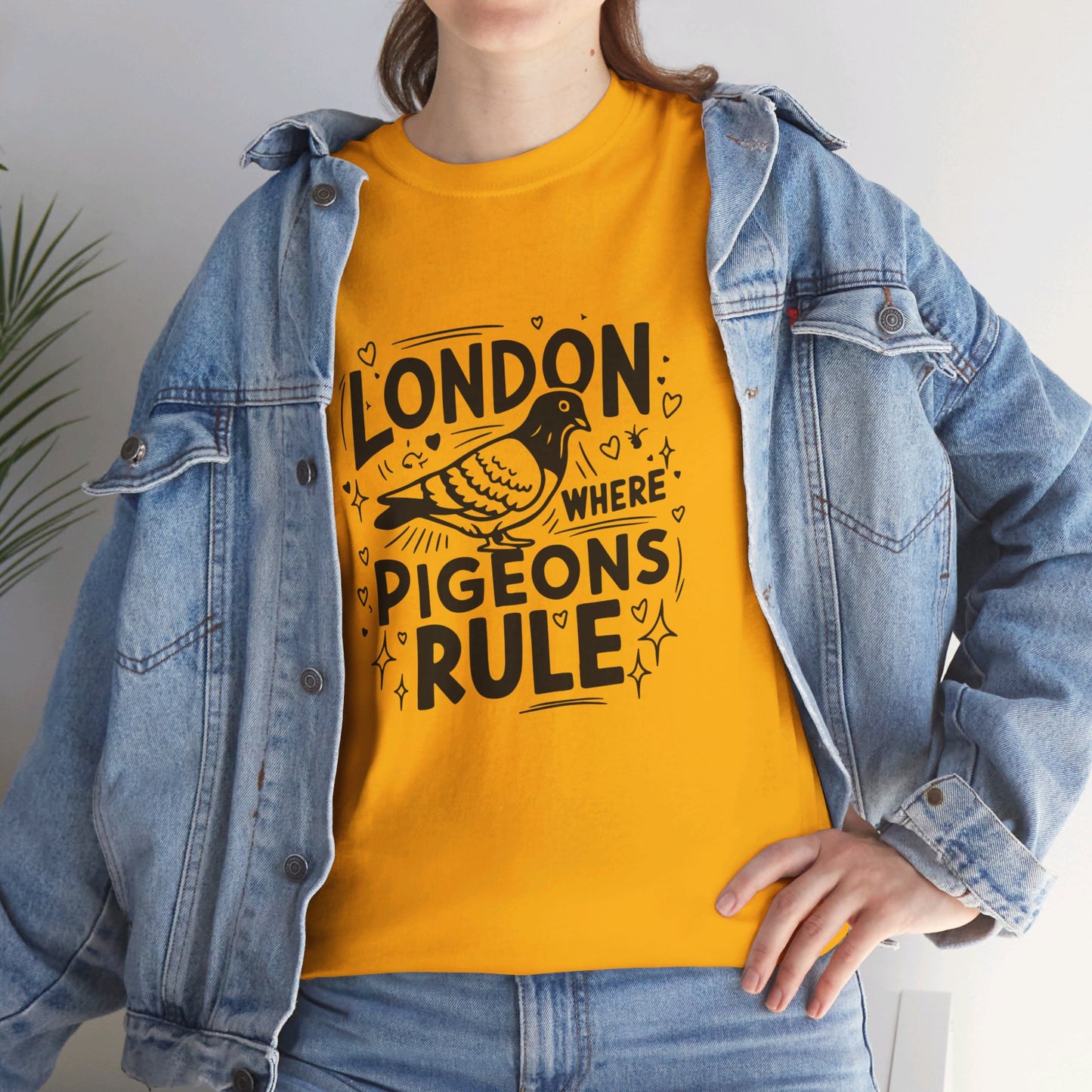 London Dream - Watercolor Art Collection Flexible Unisex Heavy Cotton T-Shirt