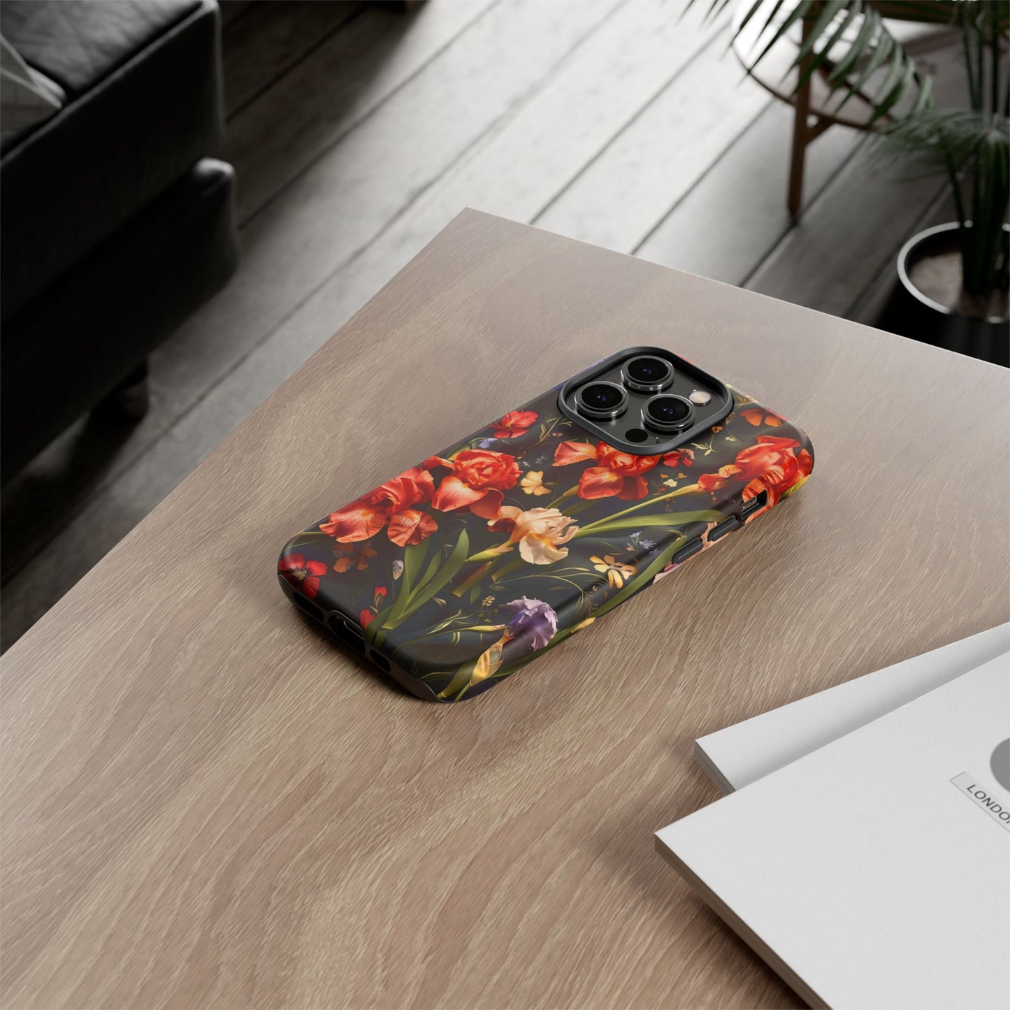 Floral Tough Case for Phone, Durable Protective Phone Cover, Gift for Flower Lovers, Phone Accessories, Spring Vibes