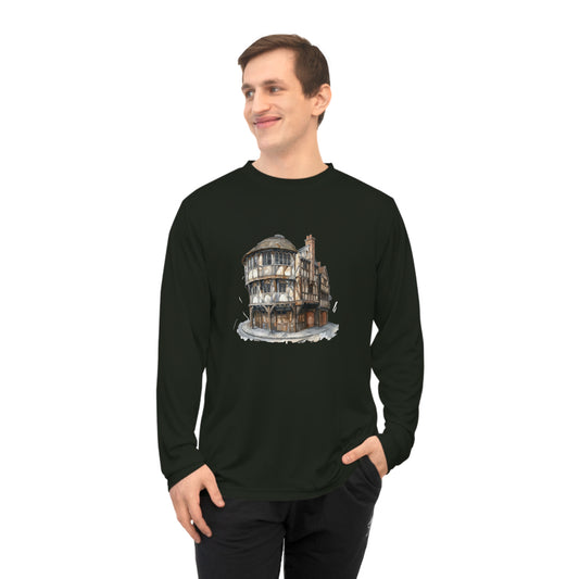 Unisex Performance Long Sleeve Shirt - Cheers to Tradition - The Classic British Pub