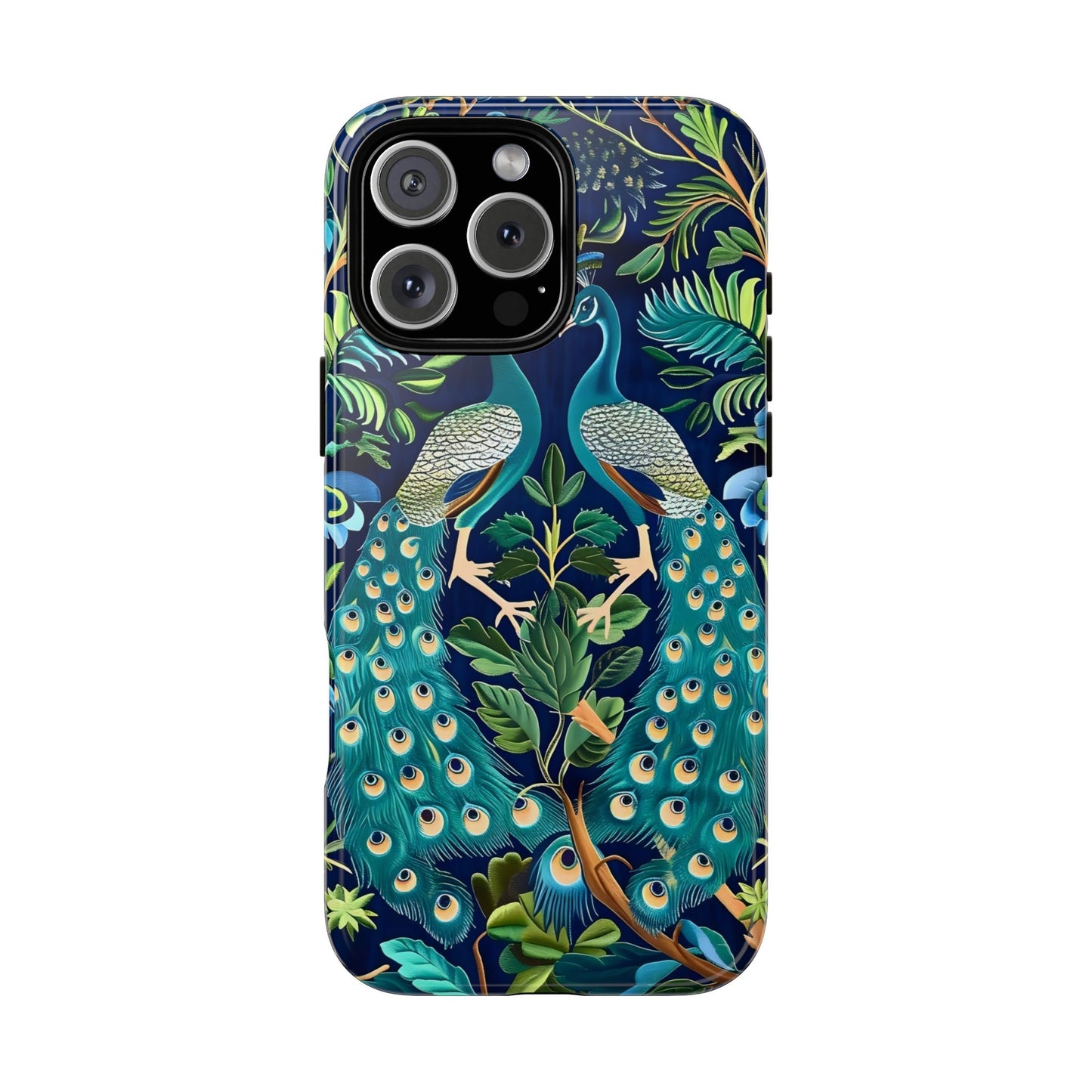 Peacock Tough Phone Case - Colorful Protective Cover, Nature Lover Gift, Stylish Accessory for Celebrations