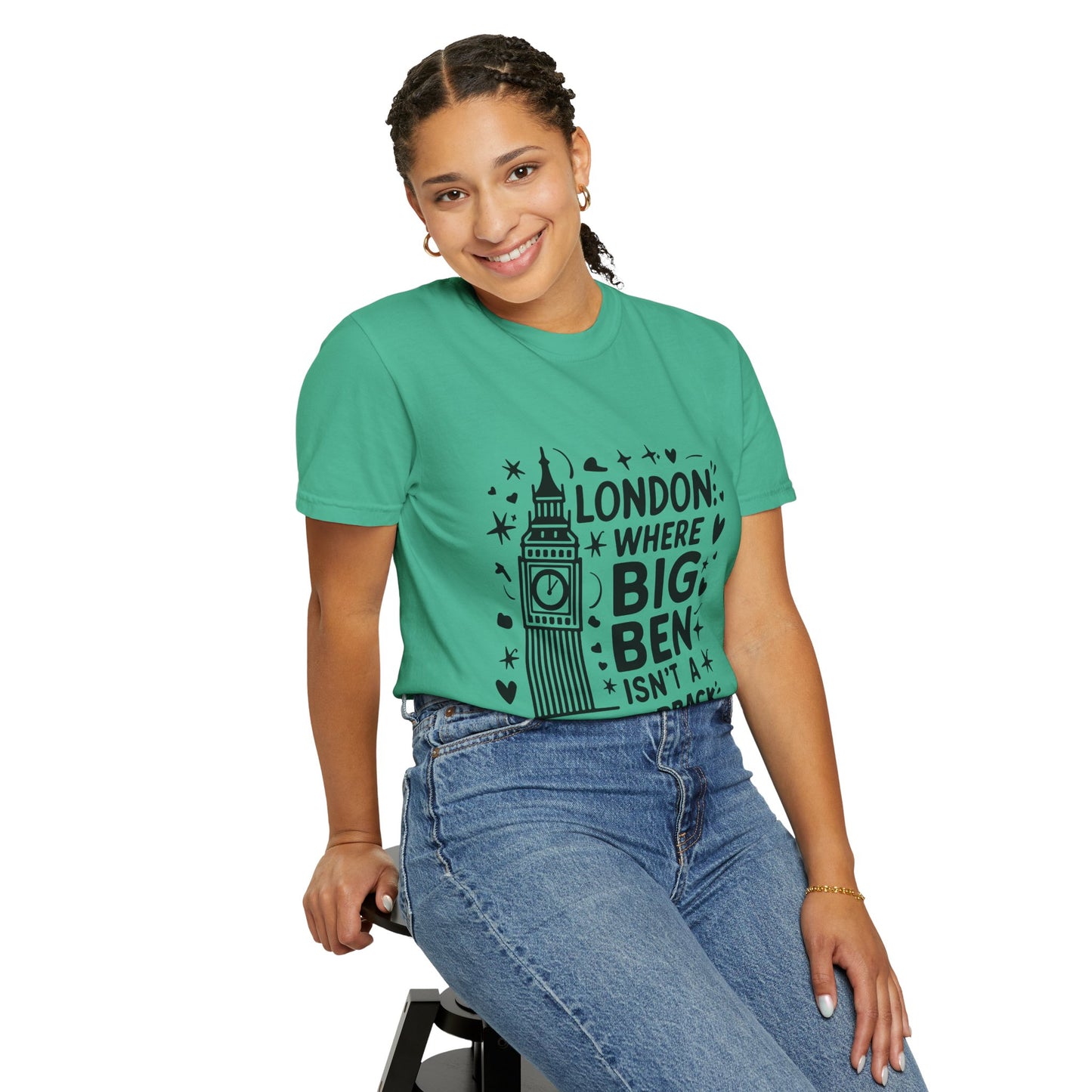 Unisex Garment-Dyed T-shirt - London's Dream