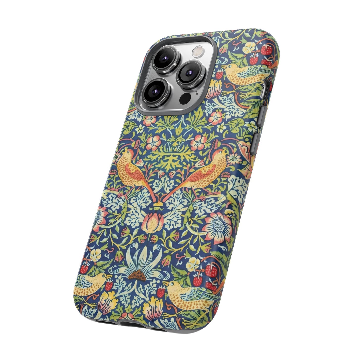 Floral Phone Case | Tough Cases, Stylish Protection, Unique Gift, Eco-Friendly, Floral Pattern, Bird Design