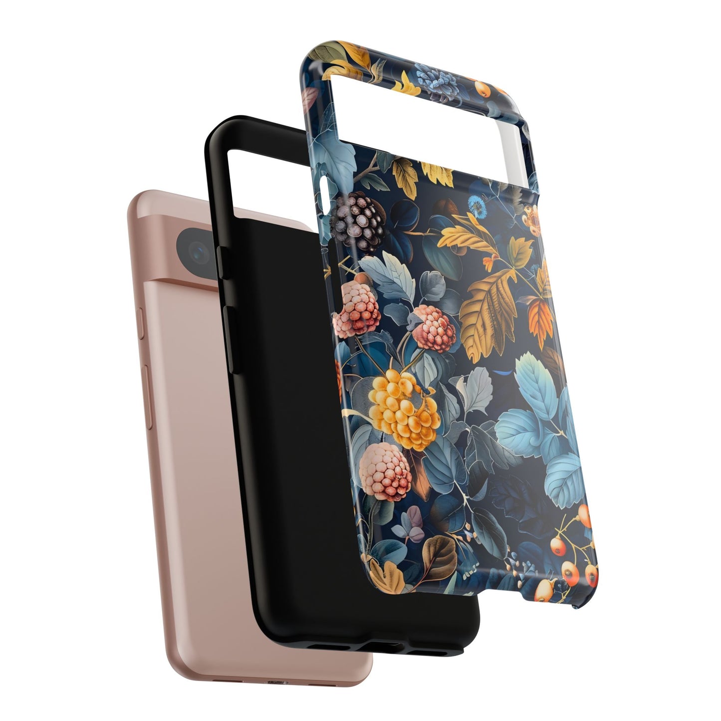 Floral iPhone Case, Tough Phone Cover, Nature-inspired Accessory, Gift for Her, Trendy Protection Case