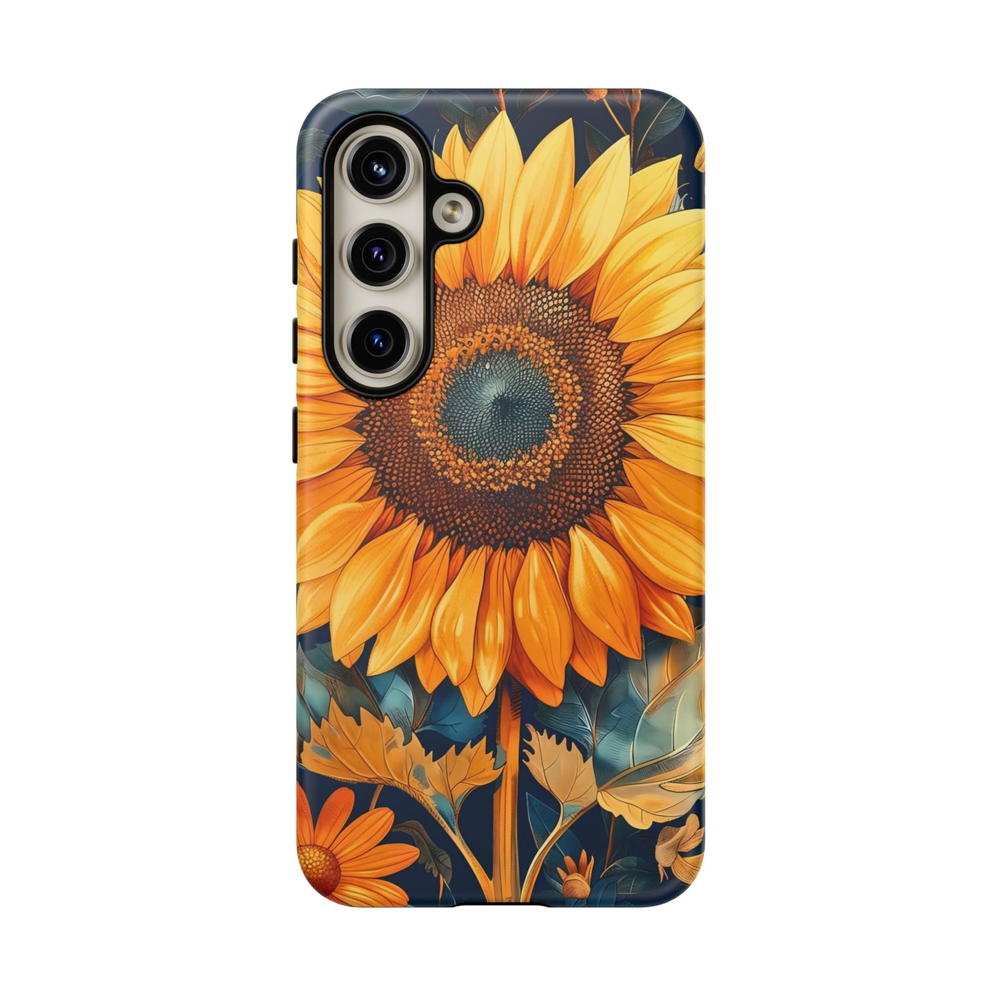 Sunflower Phone Case - Floral Design for Nature Lovers, Cute Spring Accessory, Gift for Her, Eco-Friendly Cover