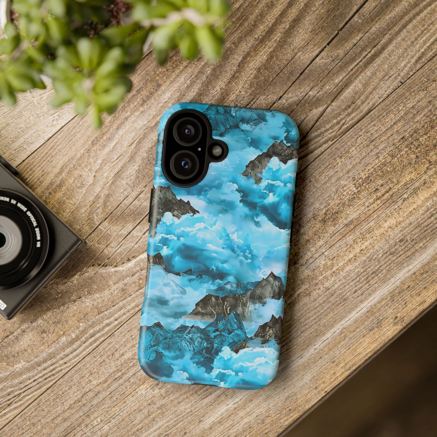 Mountain Wave Phone Case - Adventure Gear, Outdoor Gifts, Stylish Cases, Trendy Accessories, Nature Lovers