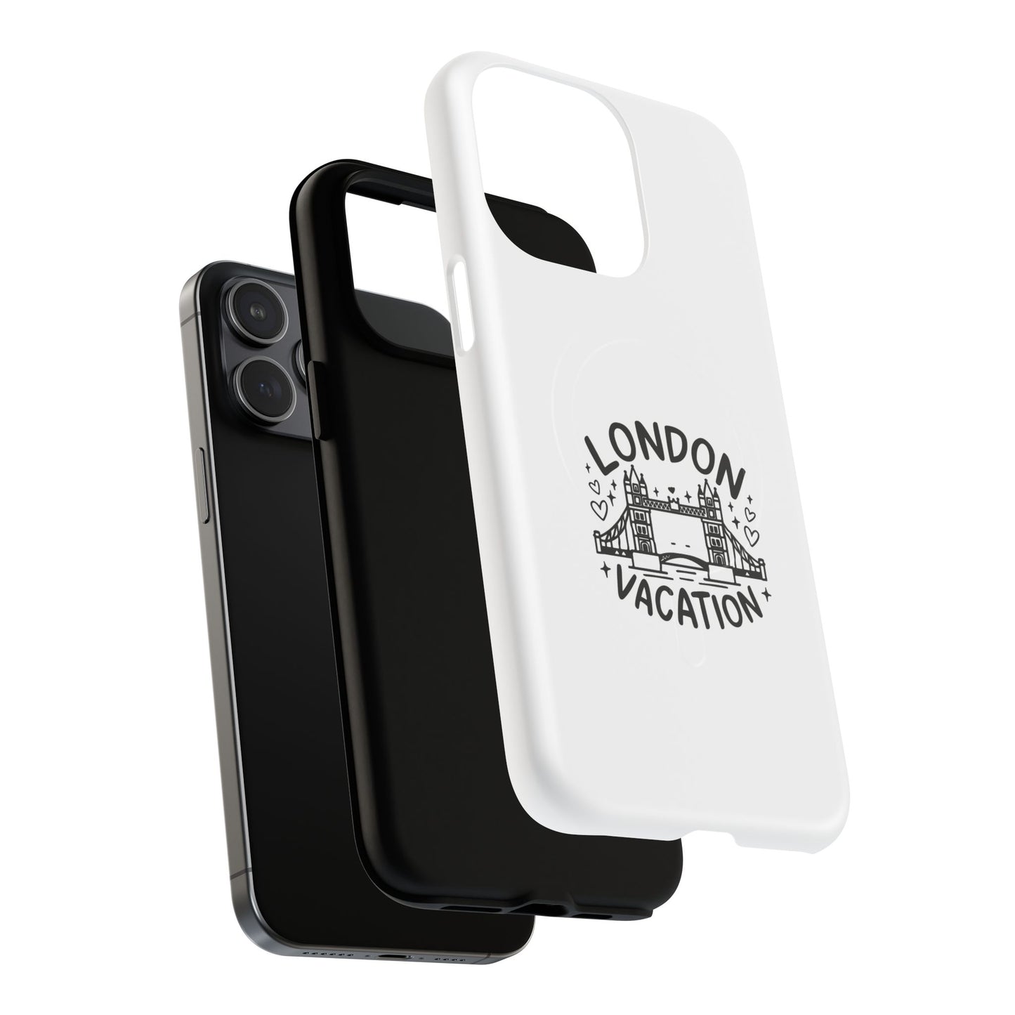 London Vacation Magnetic Case, Unique Phone Cover for Travelers, London Souvenir, Gift for Tourists, Stylish Phone Accessory