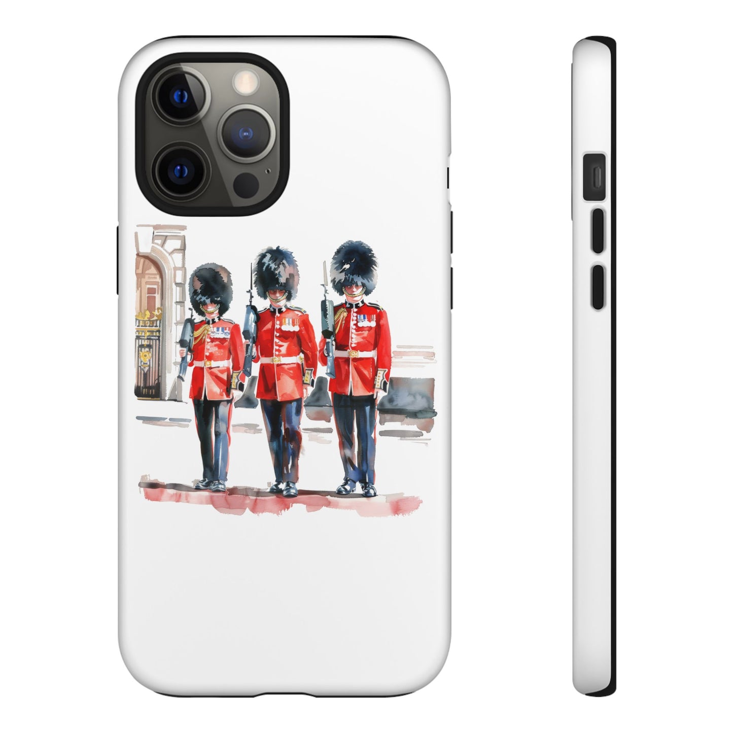 Phone Case with Royal Guard Design, Unique Cell Cover, London Souvenir, Tough Phone Case, Gift for Travelers, Stylish Street Photography
