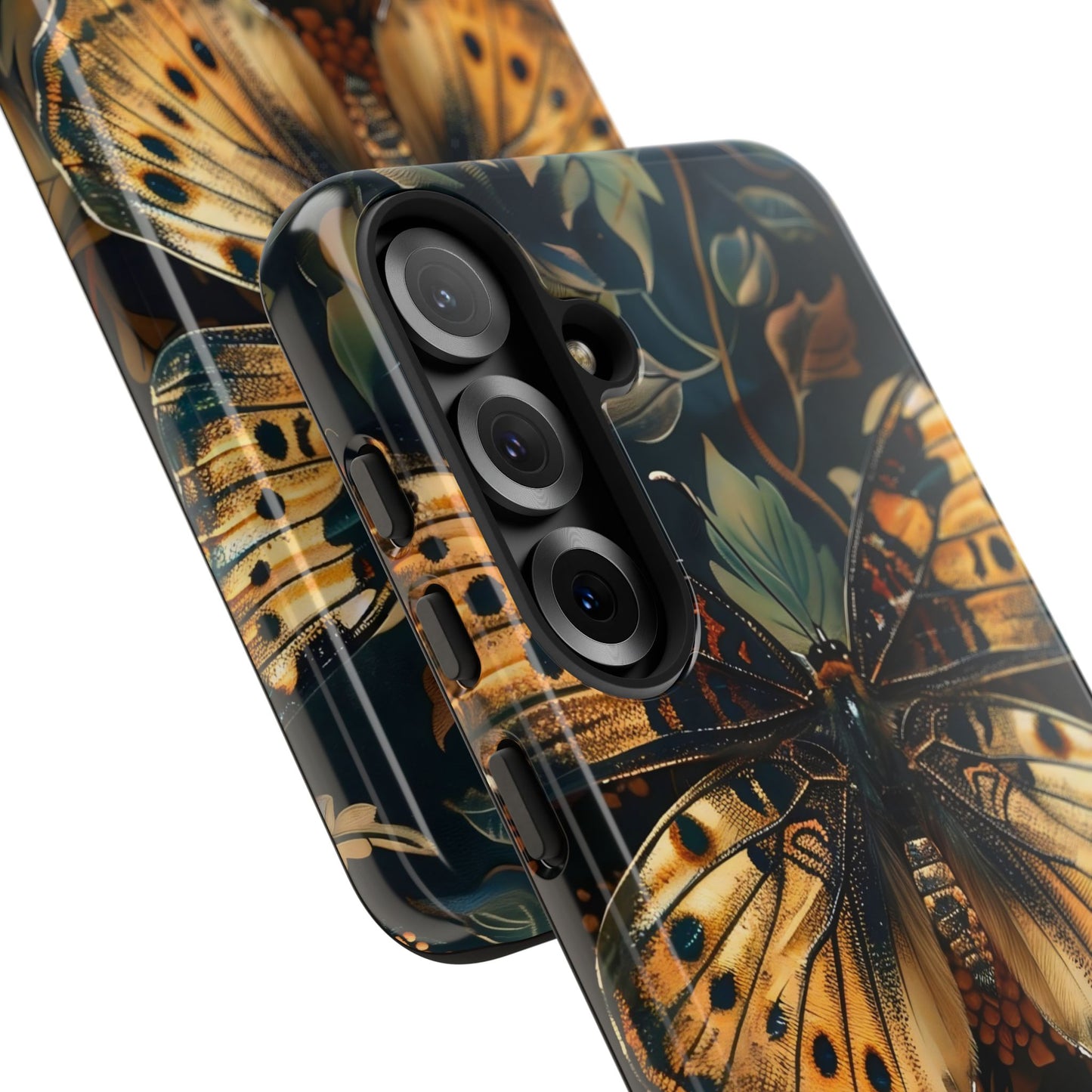 Butterfly Floral Phone Case, Tough Cases, Protective Cover, Unique Gift, Nature Lover, Art Print, Spring Decor