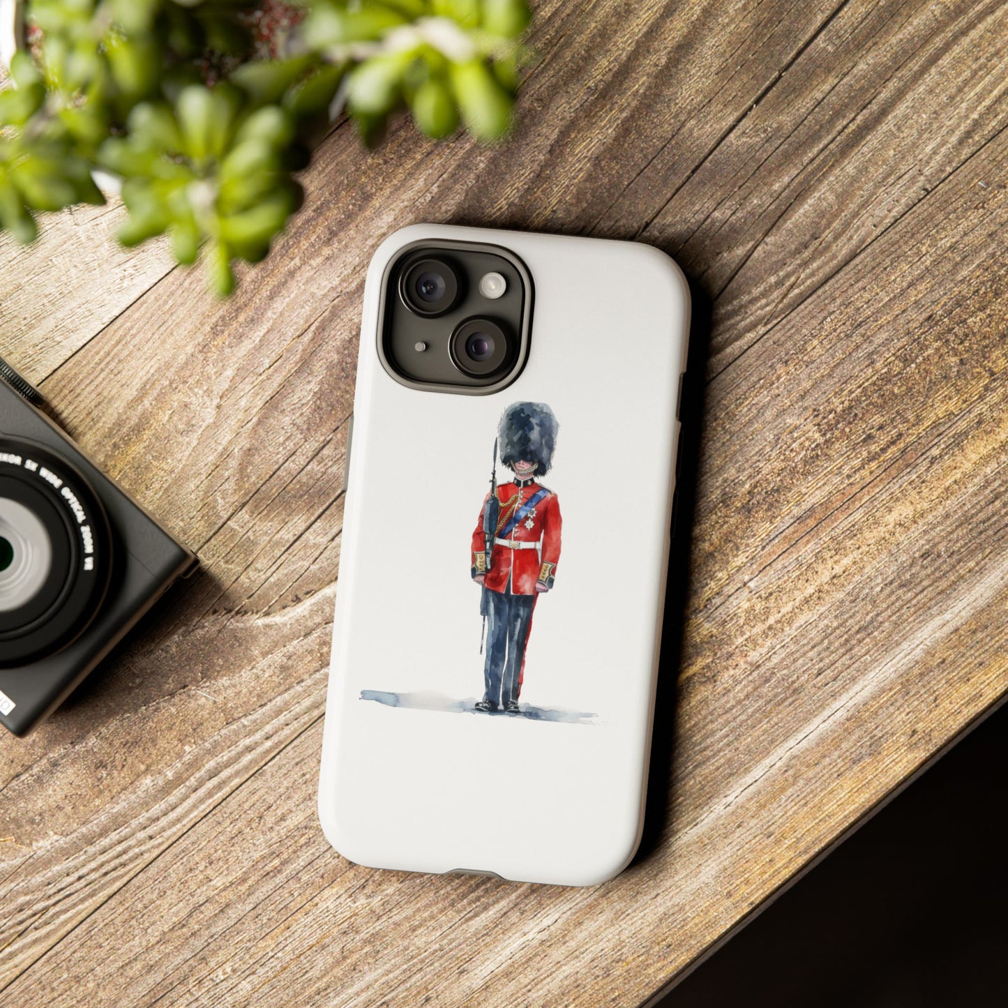 British Royal Guard Phone Case - Tough Cases, Unique Phone Cover, Gift for Her, Cute Accessory, British Soldier Design