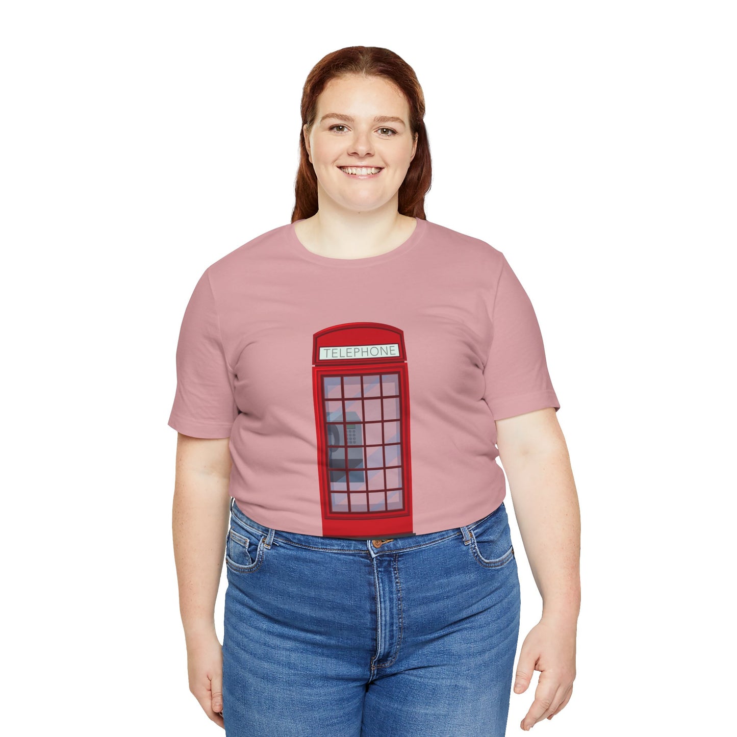 Unisex Jersey Short Sleeve Tee - British Public Telephone