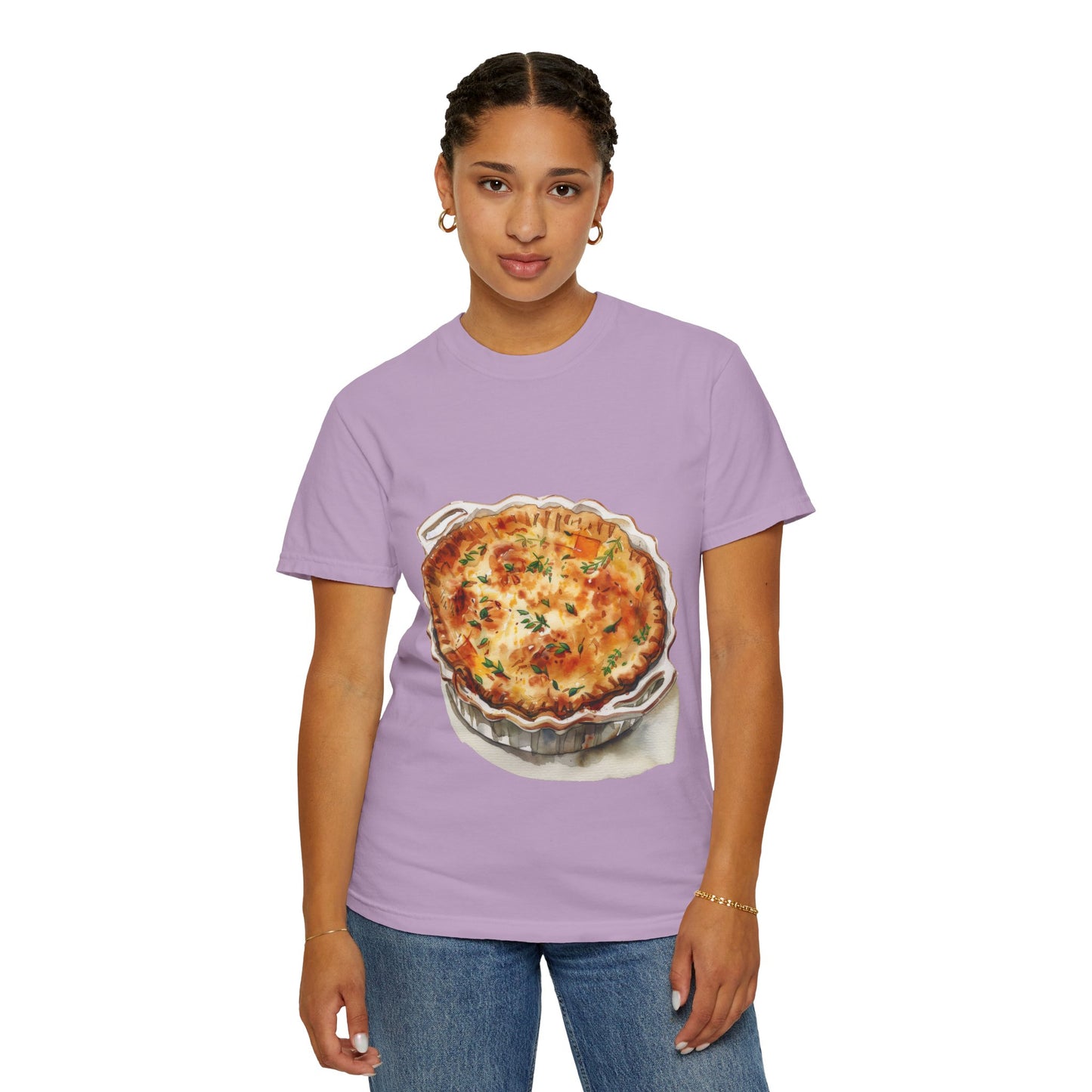 Unisex Garment-Dyed T-shirt - Fish, Chips, and Beyond - The Best of British Food