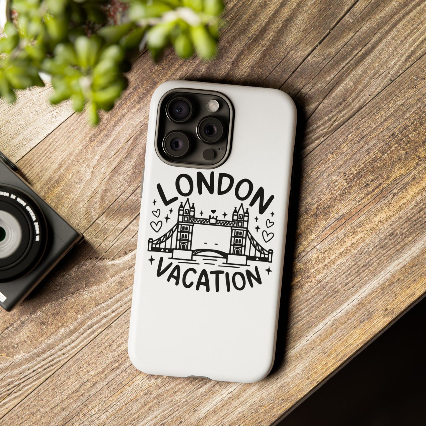 London Vacation Phone Case, Travel Accessories, Unique Gift, London Lover, Custom Phone Cover, Vacation Souvenir