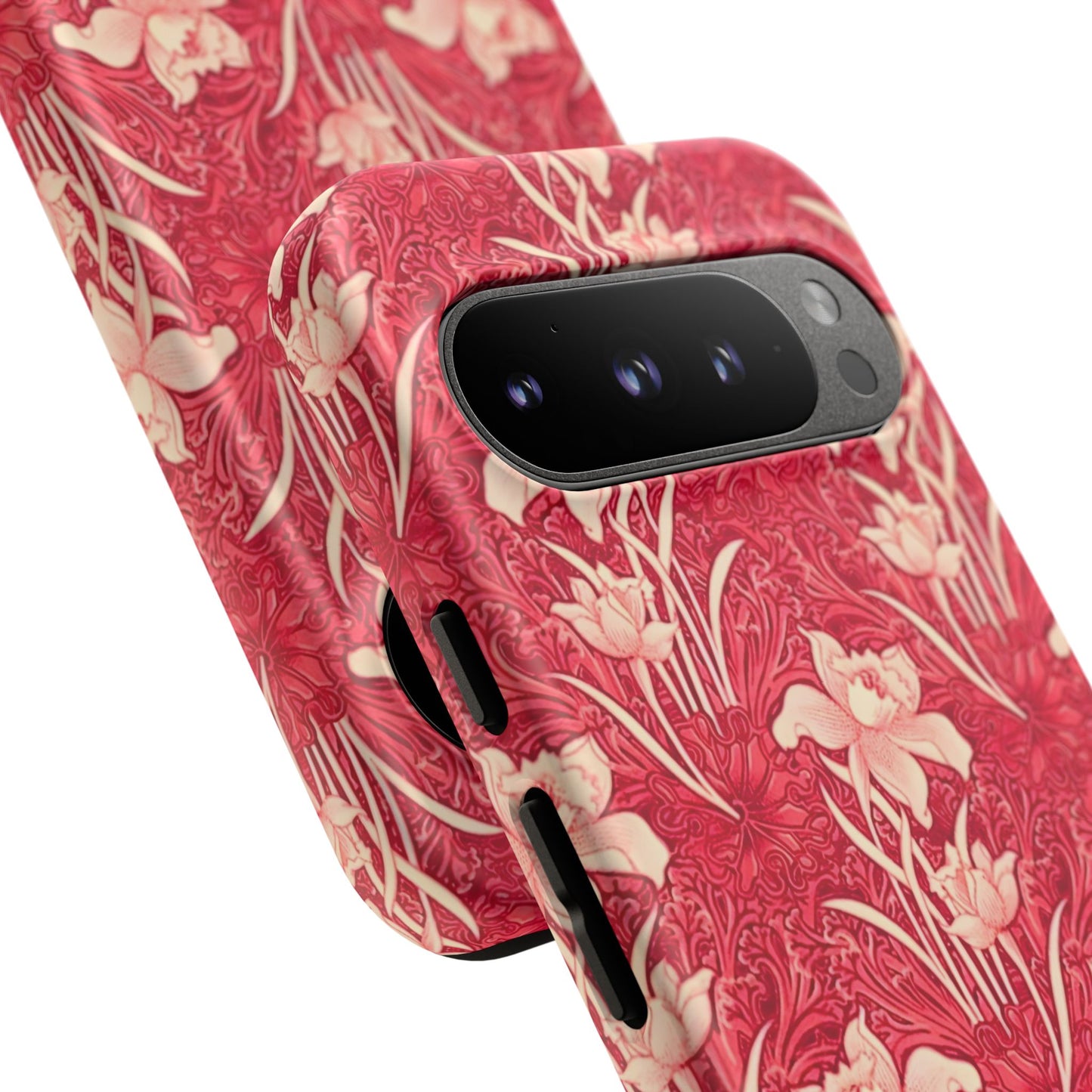 Floral Tough Phone Case - Durable, Stylish Accessory, Perfect Gift for Her, Floral Pattern, Customizable, Ideal for Daily Use