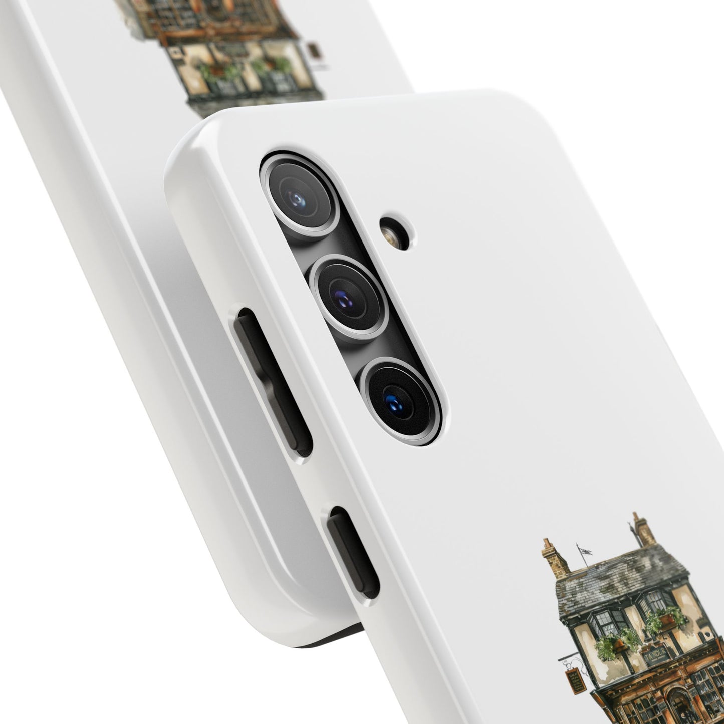 Charming Cottage Tough Phone Case - Durable Protection with Whimsical Design