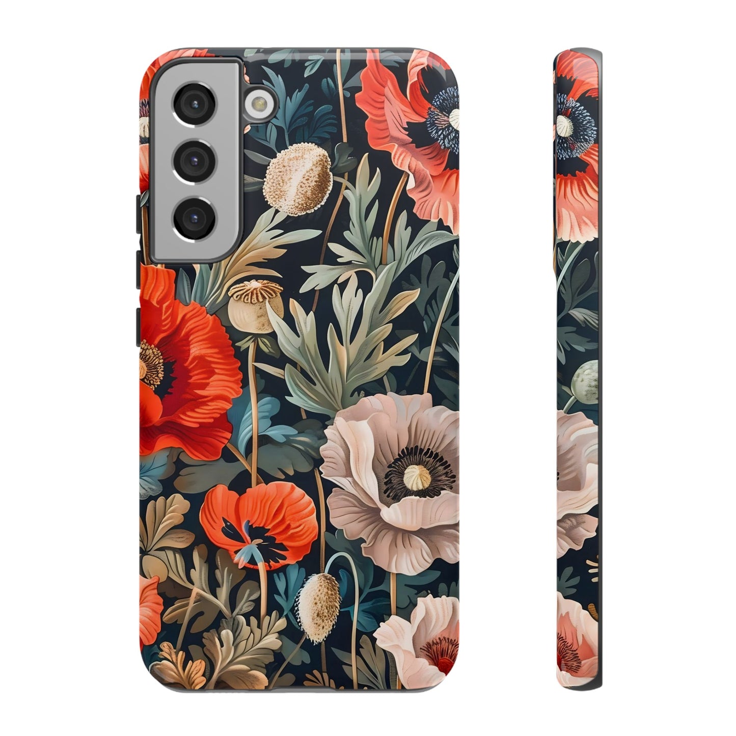 Floral Phone Case - Tough Cases, Flower Design, Chic Tech Accessories, Stylish Gifts, Unique Phone Protectors