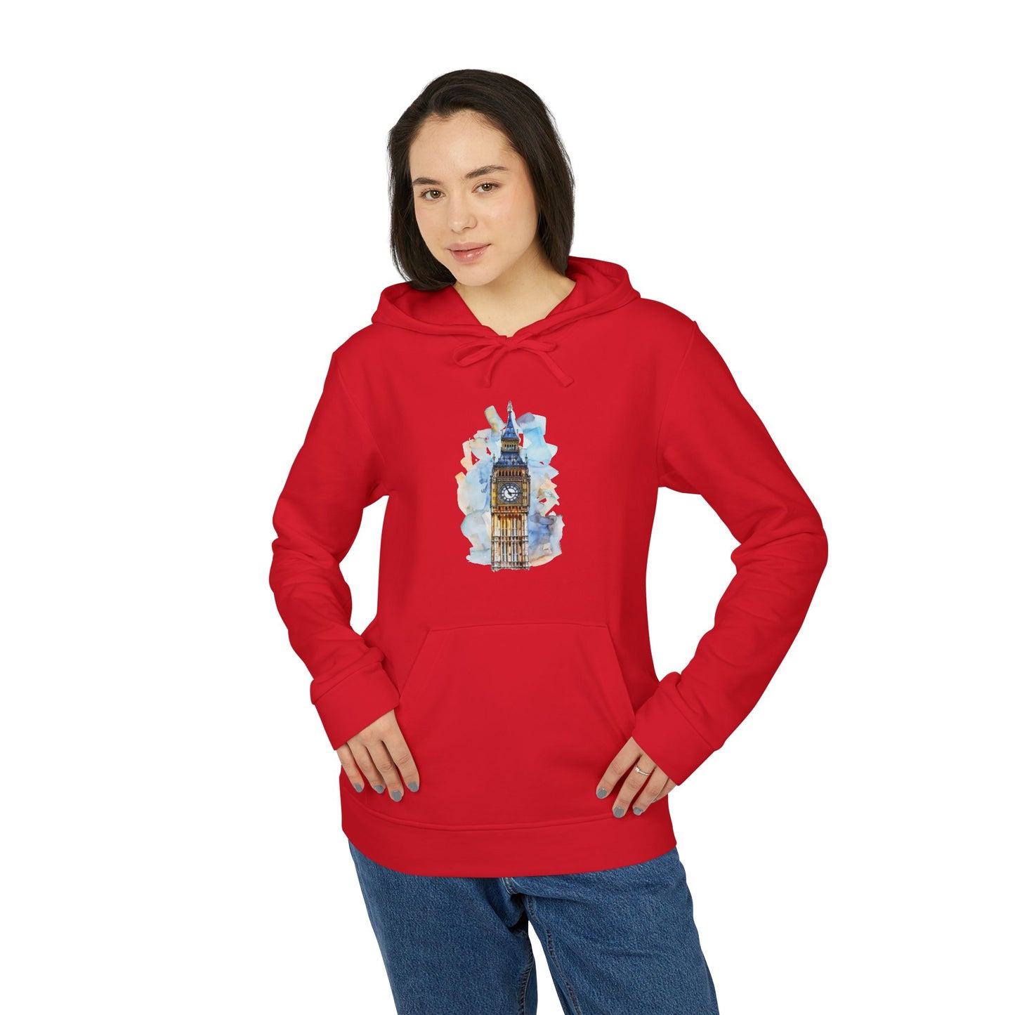 Adidas Unisex Fleece Hoodie - Cozy, Stylish Comfort for Everyday Wear