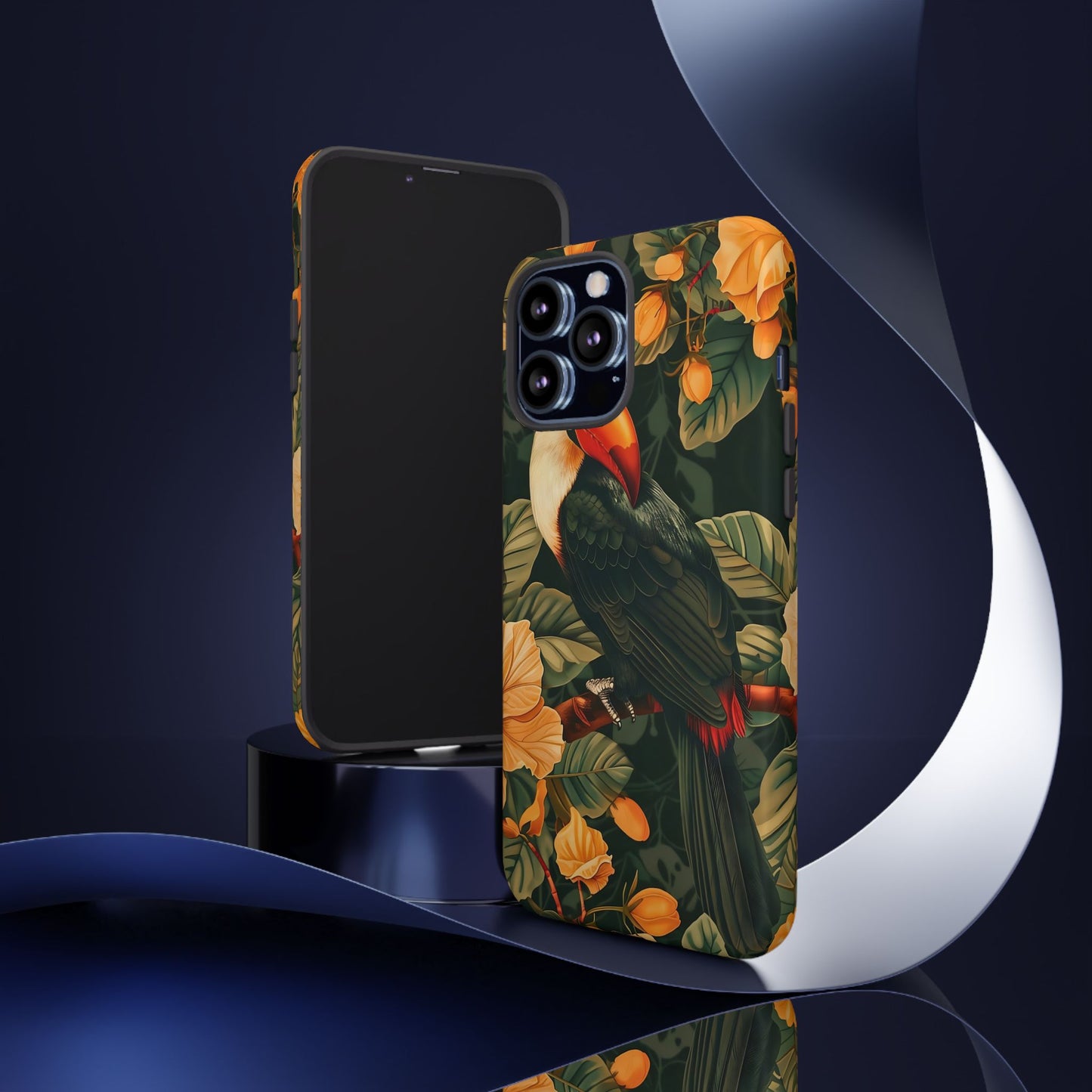 Tropical Toucan Phone Case, Exotic Bird Cover, Nature Lover Gift, Eco-Friendly Design, Customizable Tech Accessory