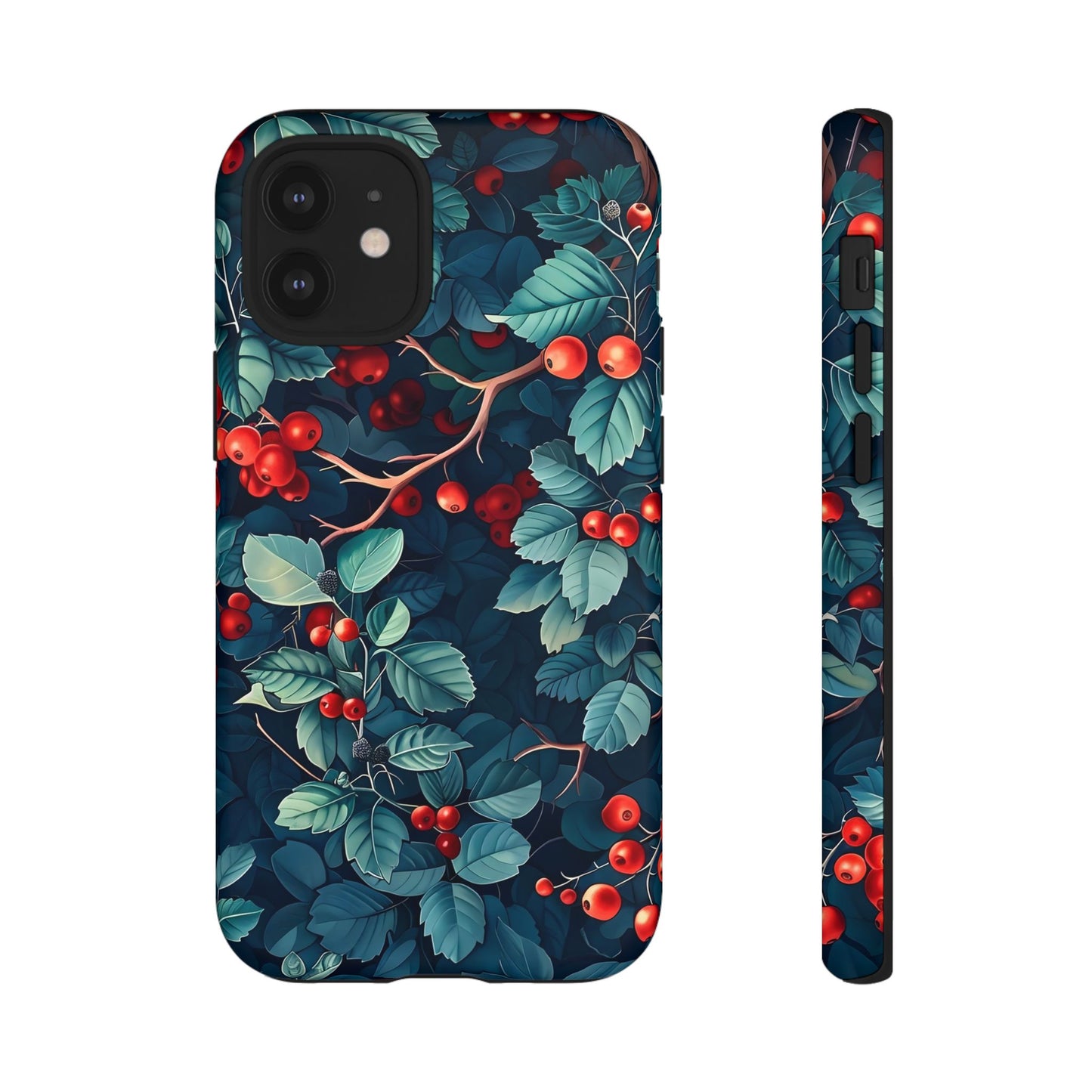 Berry Blossom Phone Case - Nature Lover's Gift, Floral Design, Cute Accessory for Spring, Unique Tech Cover, Perfect for Holidays