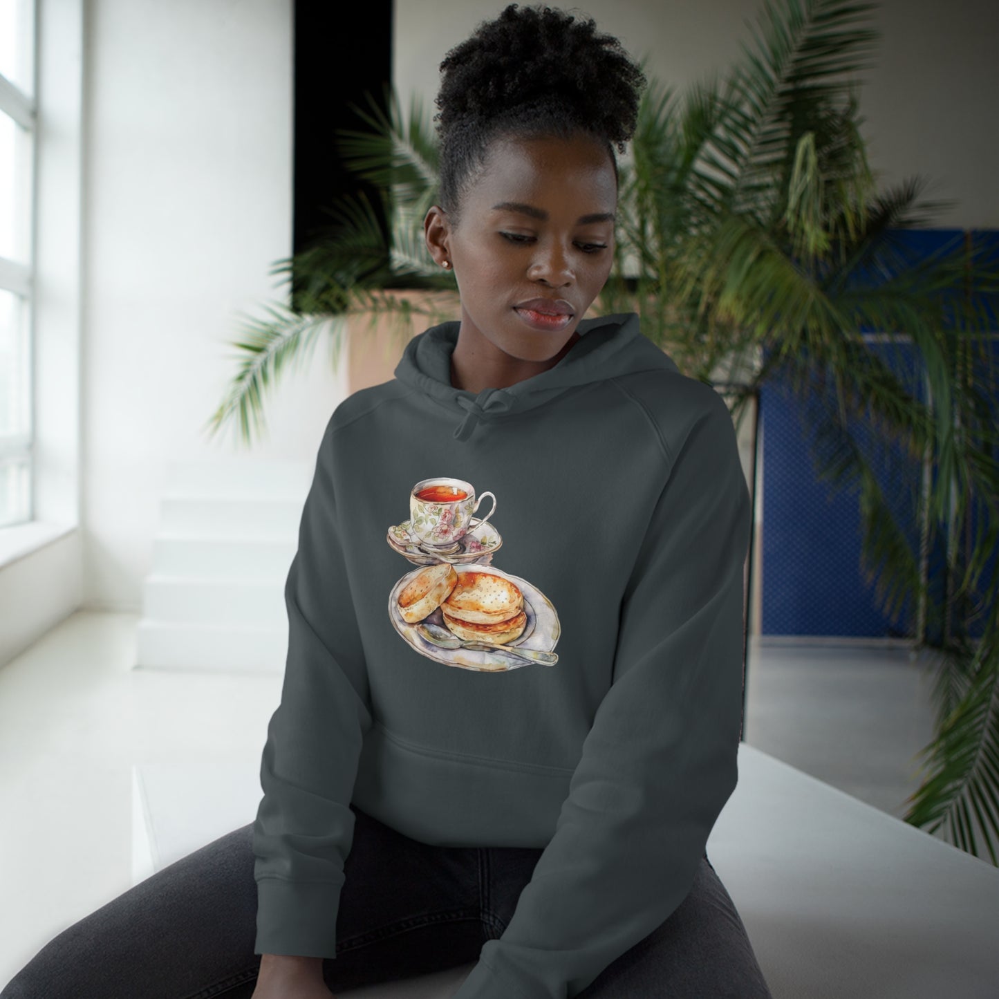 Elegant Unisex Hoodie - British Food Traditional Dishes and Culinary Delights