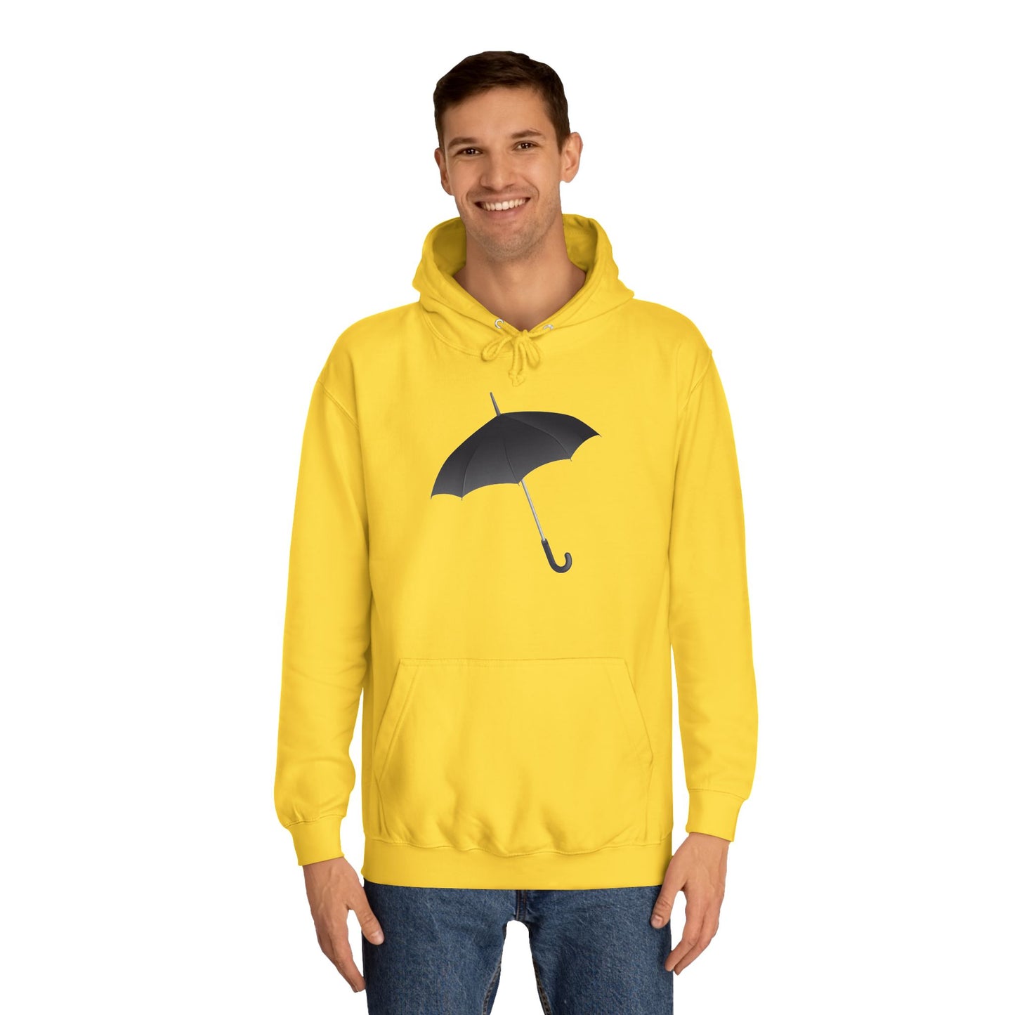 Unisex College Hoodie - Regal Royal Umbrella