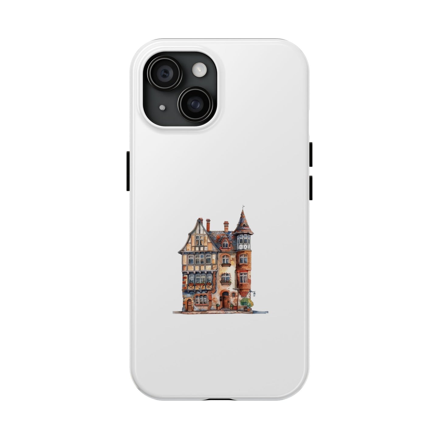 Artistic Tough Phone Cases with Vintage Architecture Design