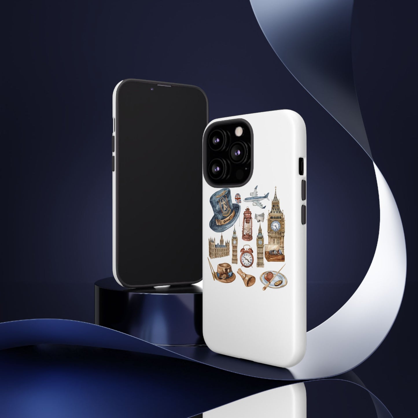 London-Themed Phone Case, Durable iPhone Cover, Gift for Travelers, Unique Cell Phone Accessories, Stylish Gadget Protection