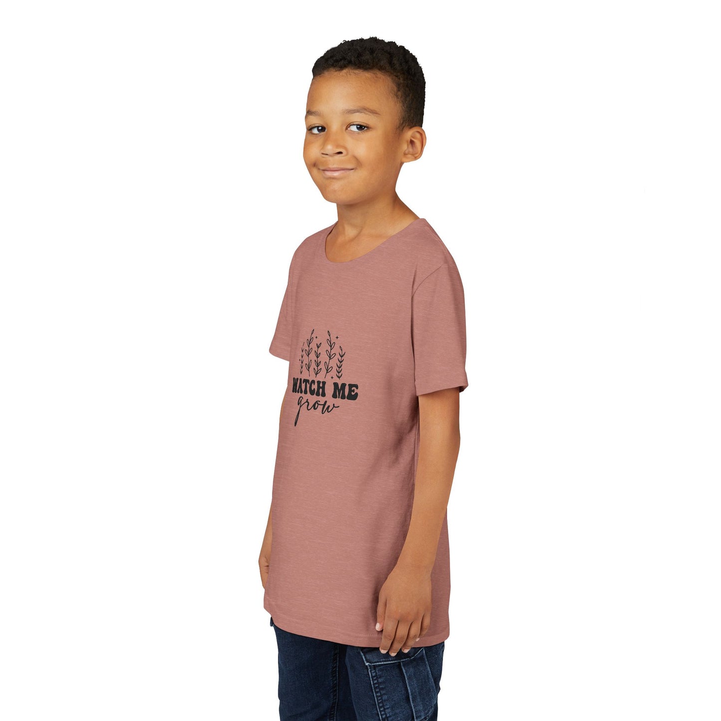 Youth Short Sleeve Tee - Watch Me Grow And Discover The World One Step At A Time