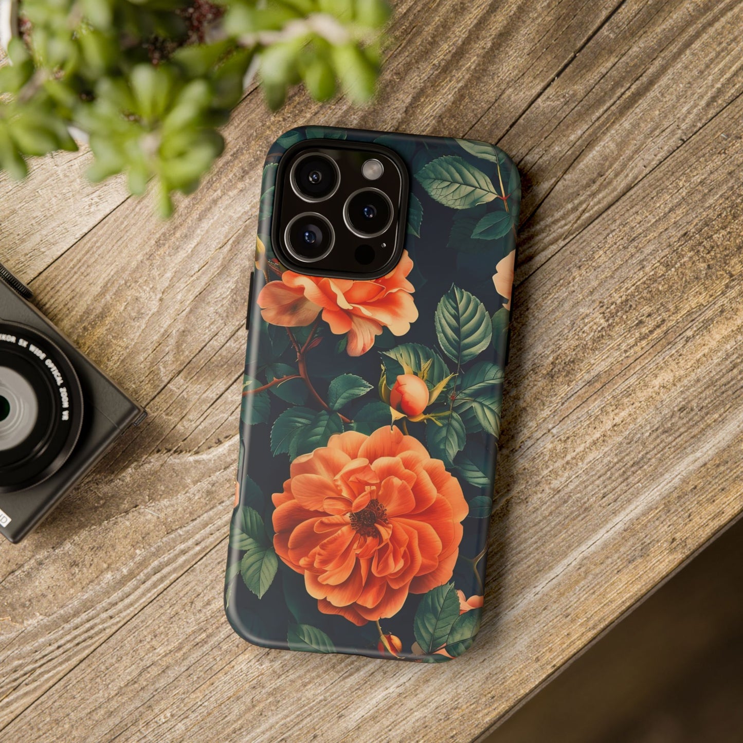 Floral Phone Case, Tough Cases for Nature Lovers, Botanical Design, Phone Protection, Gift for Her, Trending Floral Accessories