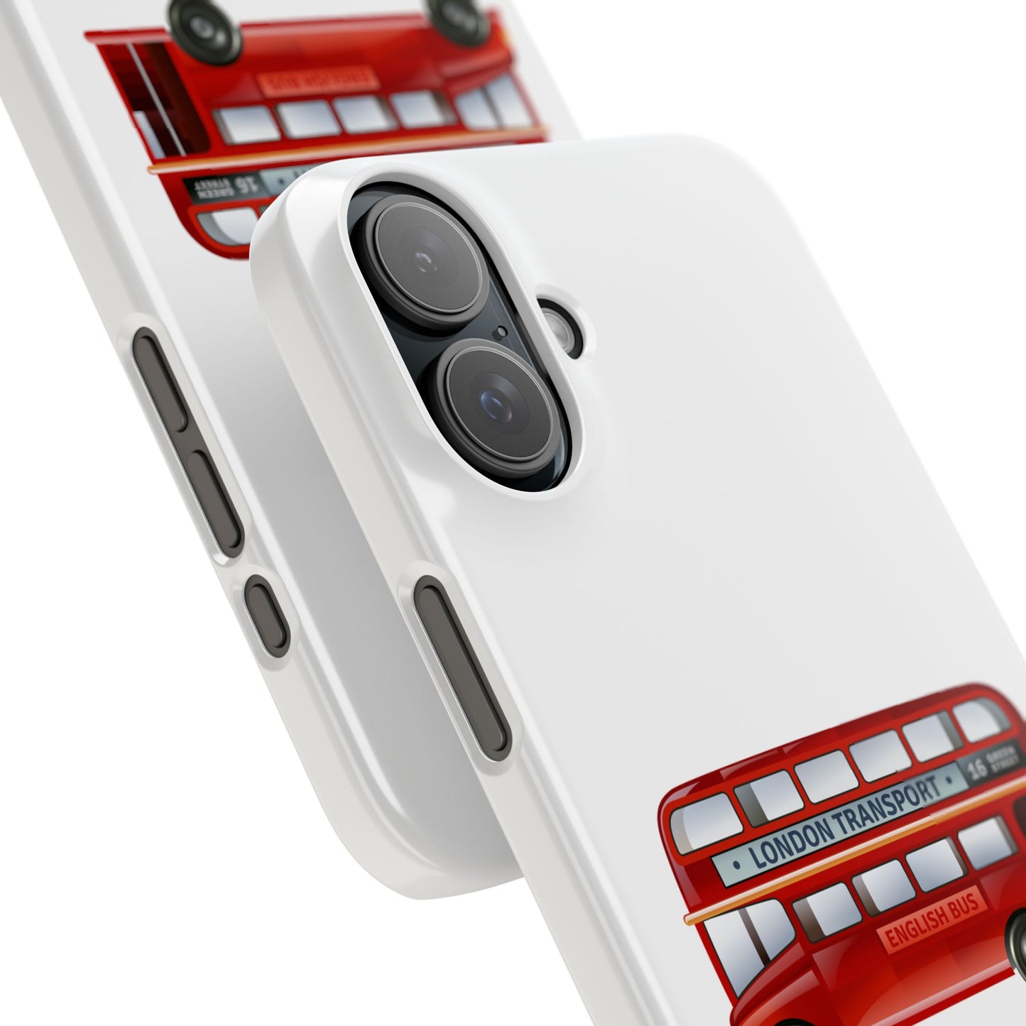 Vintage London Bus Phone Cases | Slim Phone Cover, London Gifts, Travel Accessories, Unique Phone Case, Bus Lover Gift