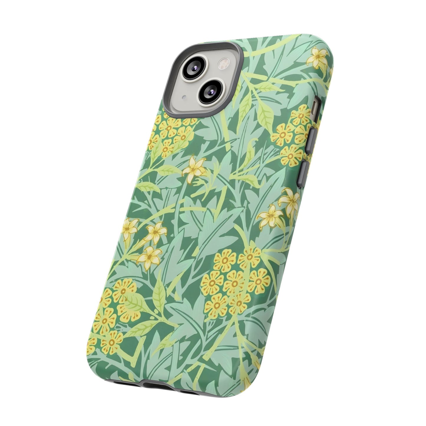 Tough Cases Organic Floral Phone Case, Stylish iPhone Cover, Eco-Friendly Gift, Nature Lover Accessory, Spring Decor, Unique Phone Protector