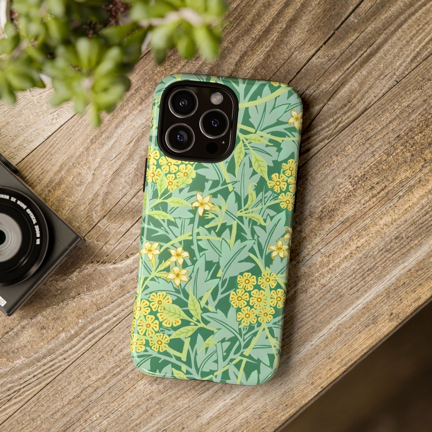 Tough Cases Organic Floral Phone Case, Stylish iPhone Cover, Eco-Friendly Gift, Nature Lover Accessory, Spring Decor, Unique Phone Protector