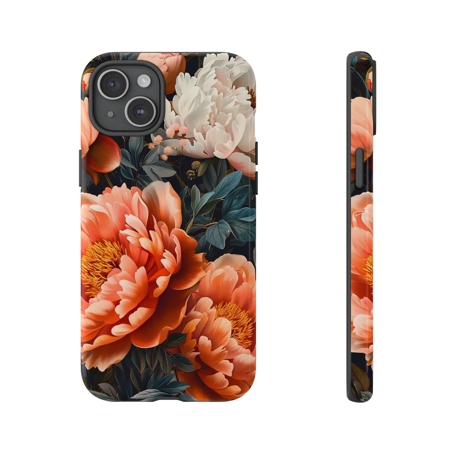 Floral Phone Case - Tough Cases, Durable Cover, Flower Design, Unique Gift, Phone Accessories