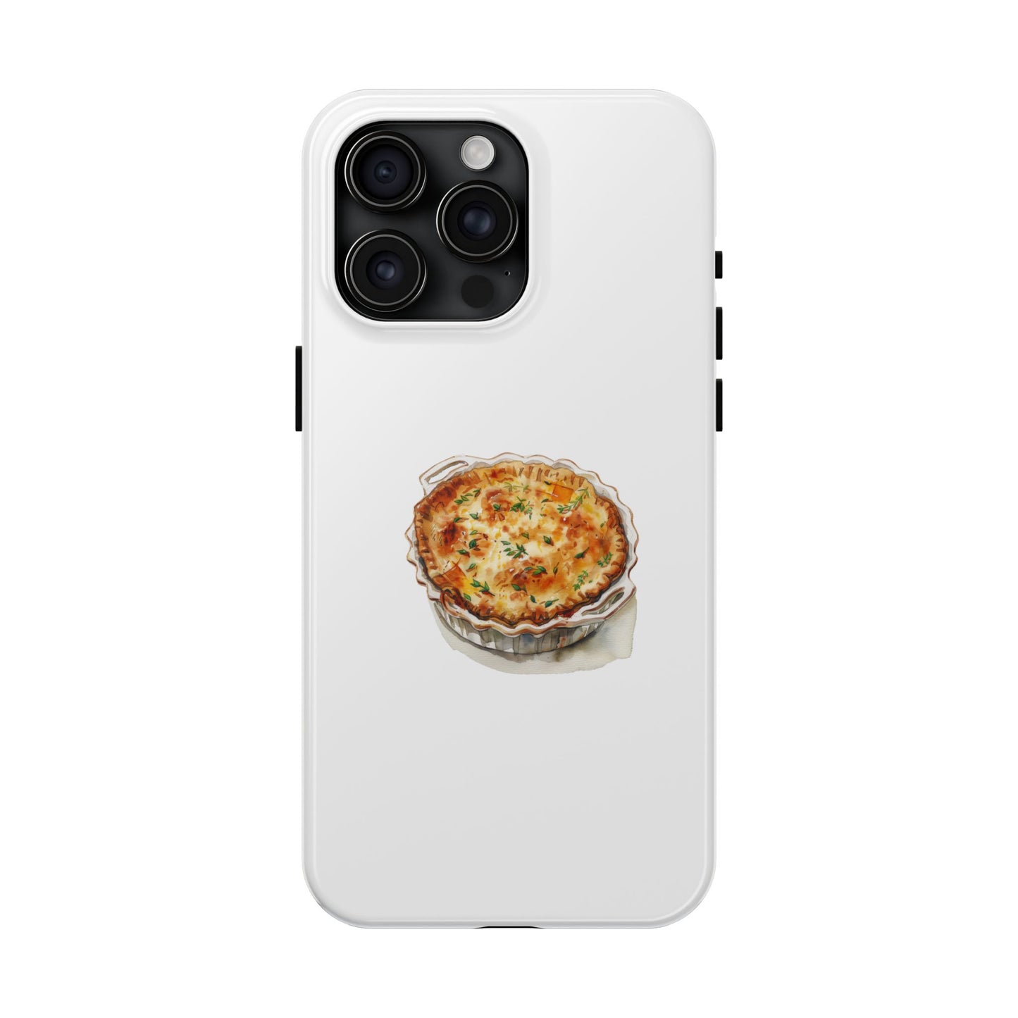 Cute Quiche Phone Case - Tough Protection for Food Lovers